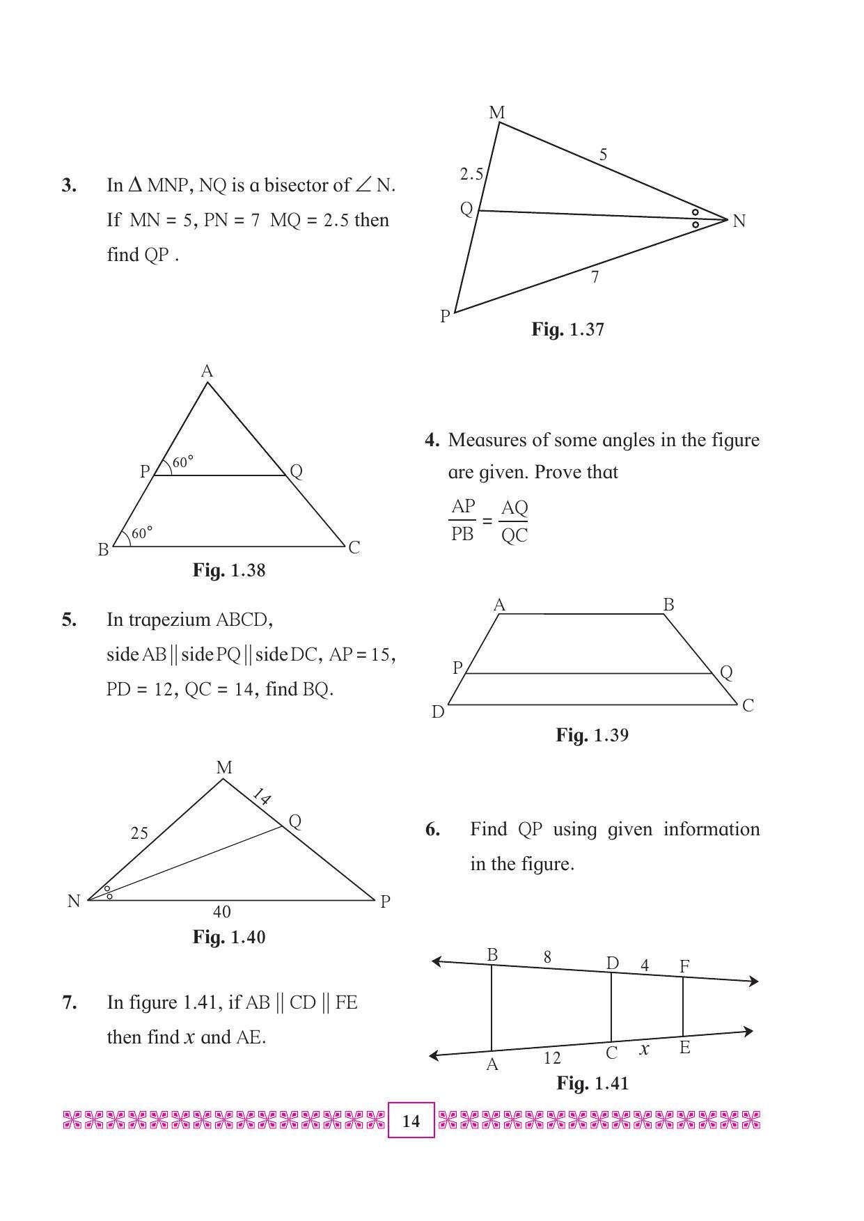 Maharashtra Board Class 10 Maths (Part 2) Textbook - Page 24