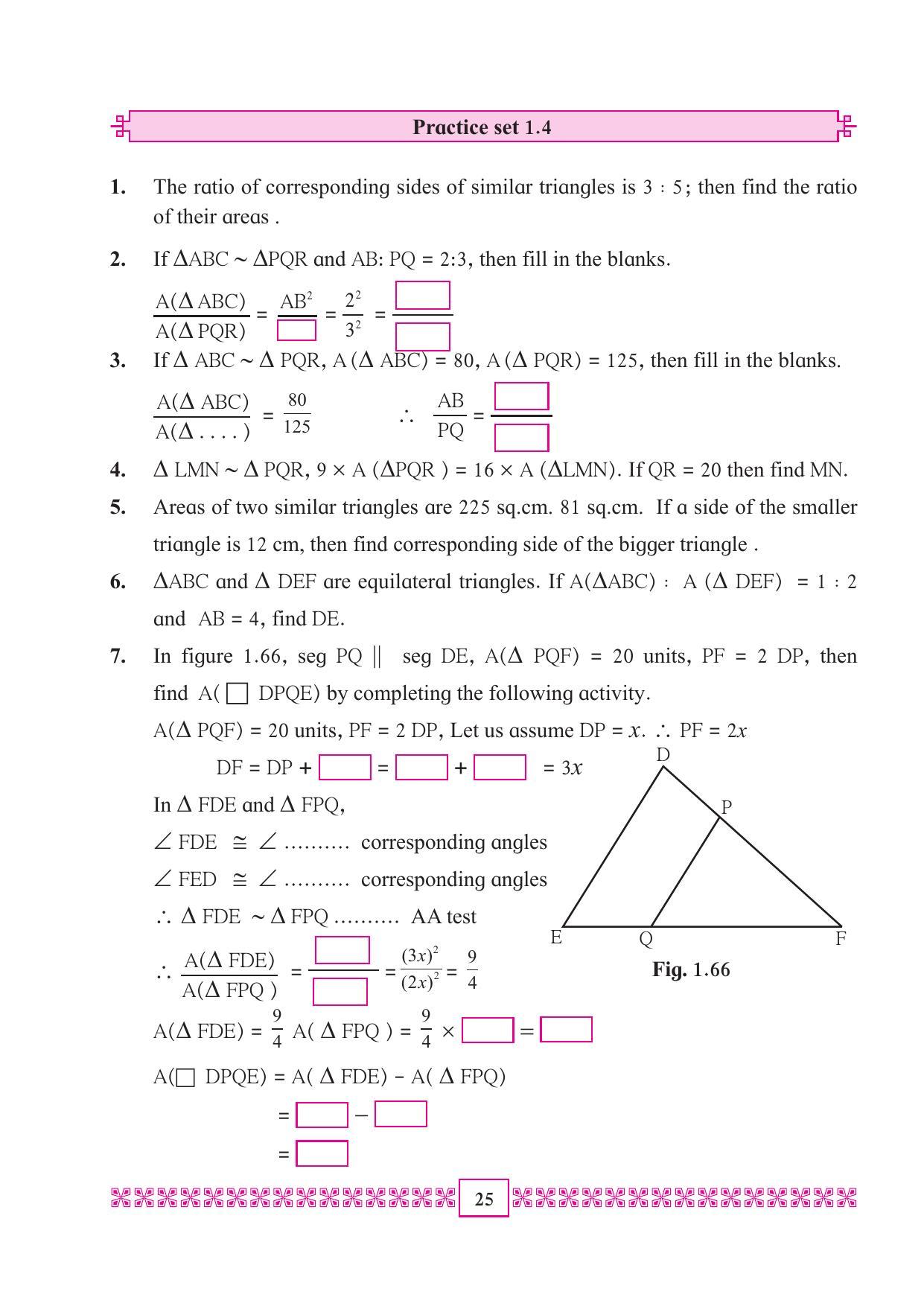 Maharashtra Board Class 10 Maths (Part 2) Textbook - Page 35