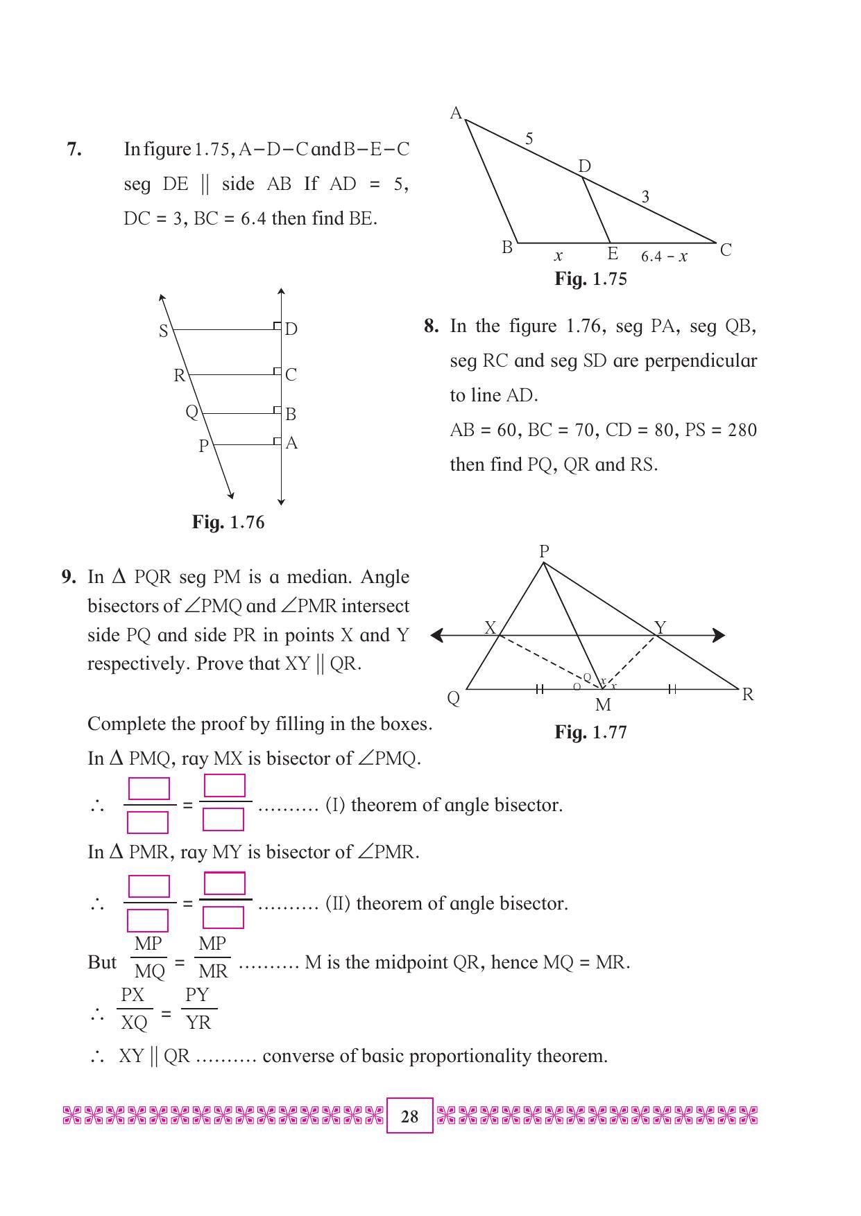 Maharashtra Board Class 10 Maths (Part 2) Textbook - Page 38