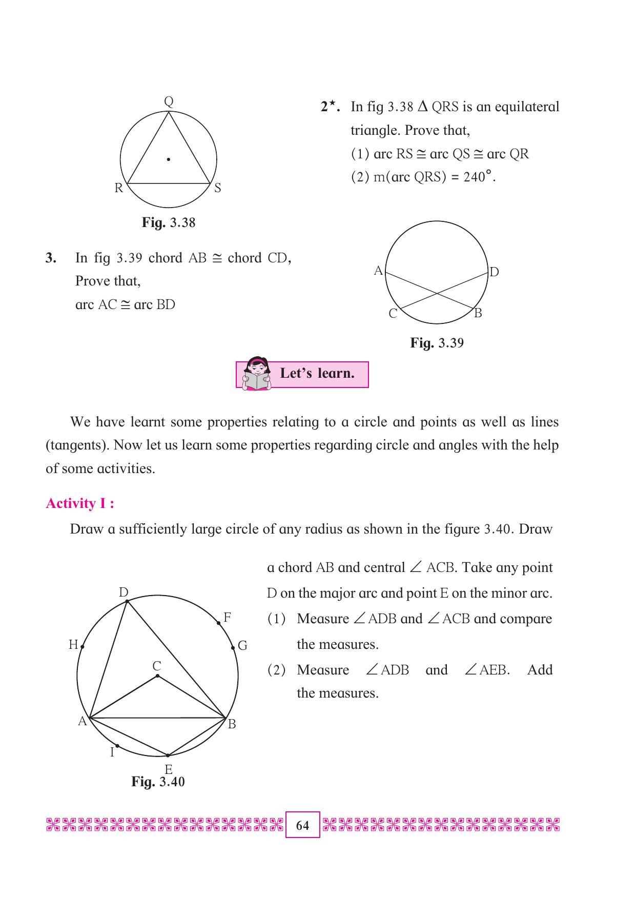 Maharashtra Board Class 10 Maths (Part 2) Textbook - Page 74