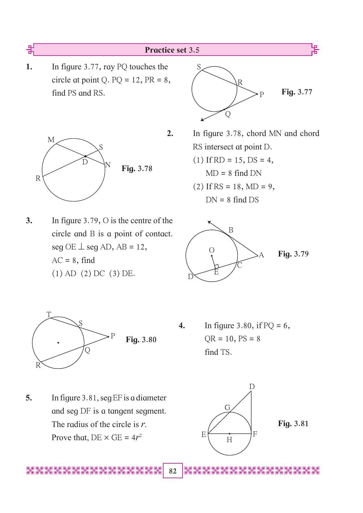Maharashtra Board Class 10 Maths (Part 2) Textbook - Page 92