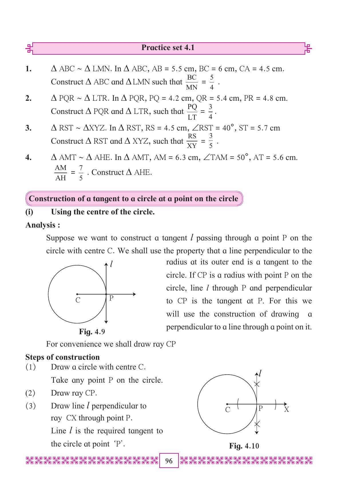 Maharashtra Board Class 10 Maths (Part 2) Textbook - Page 106