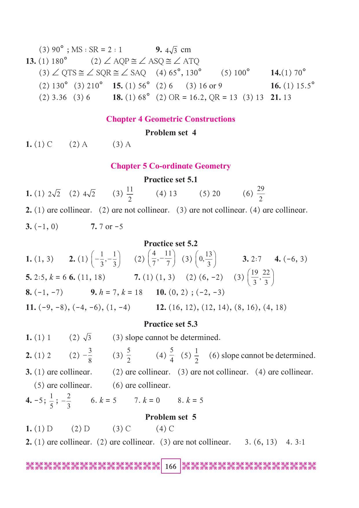 Maharashtra Board Class 10 Maths (Part 2) Textbook - Page 176