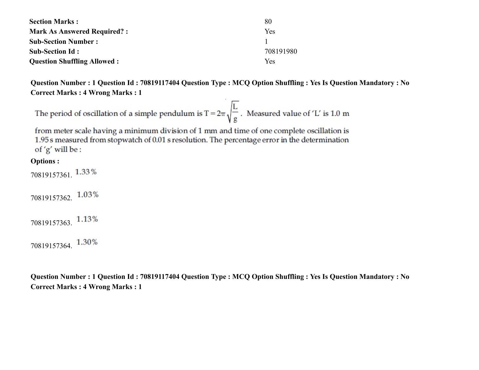 JEE Mains 2021: BTech EU (Shift 2) 24-02-2021 Question Paper - Page 2
