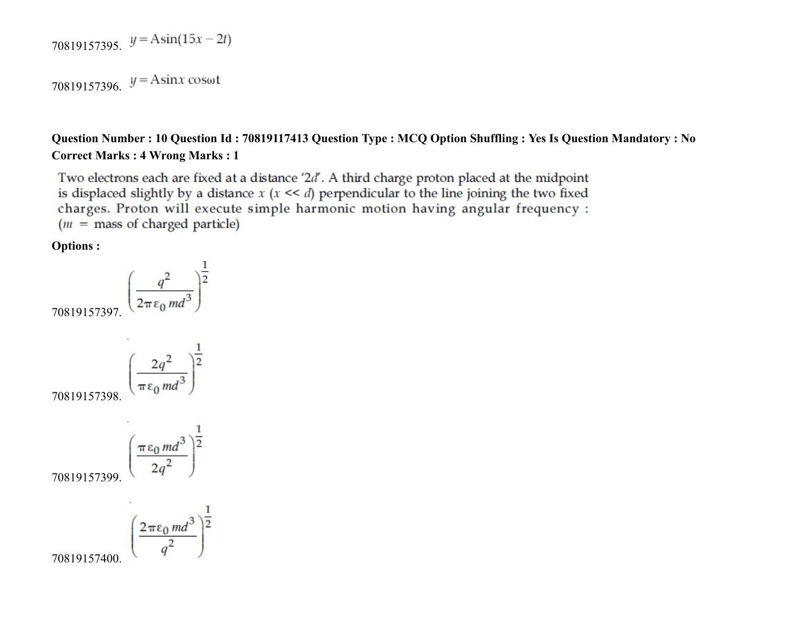 JEE Mains 2021: BTech EU (Shift 2) 24-02-2021 Question Paper - Page 15