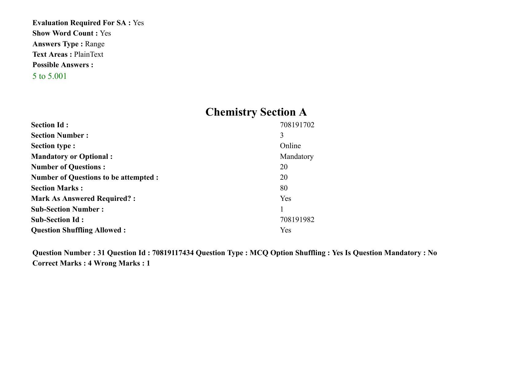 JEE Mains 2021: BTech EU (Shift 2) 24-02-2021 Question Paper - Page 40
