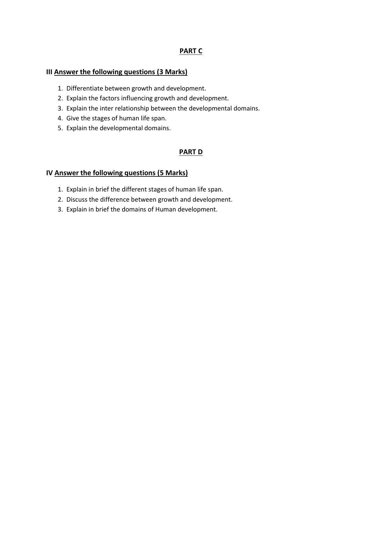 Karnataka 1st PUC Question Bank for Home Science - Page 24