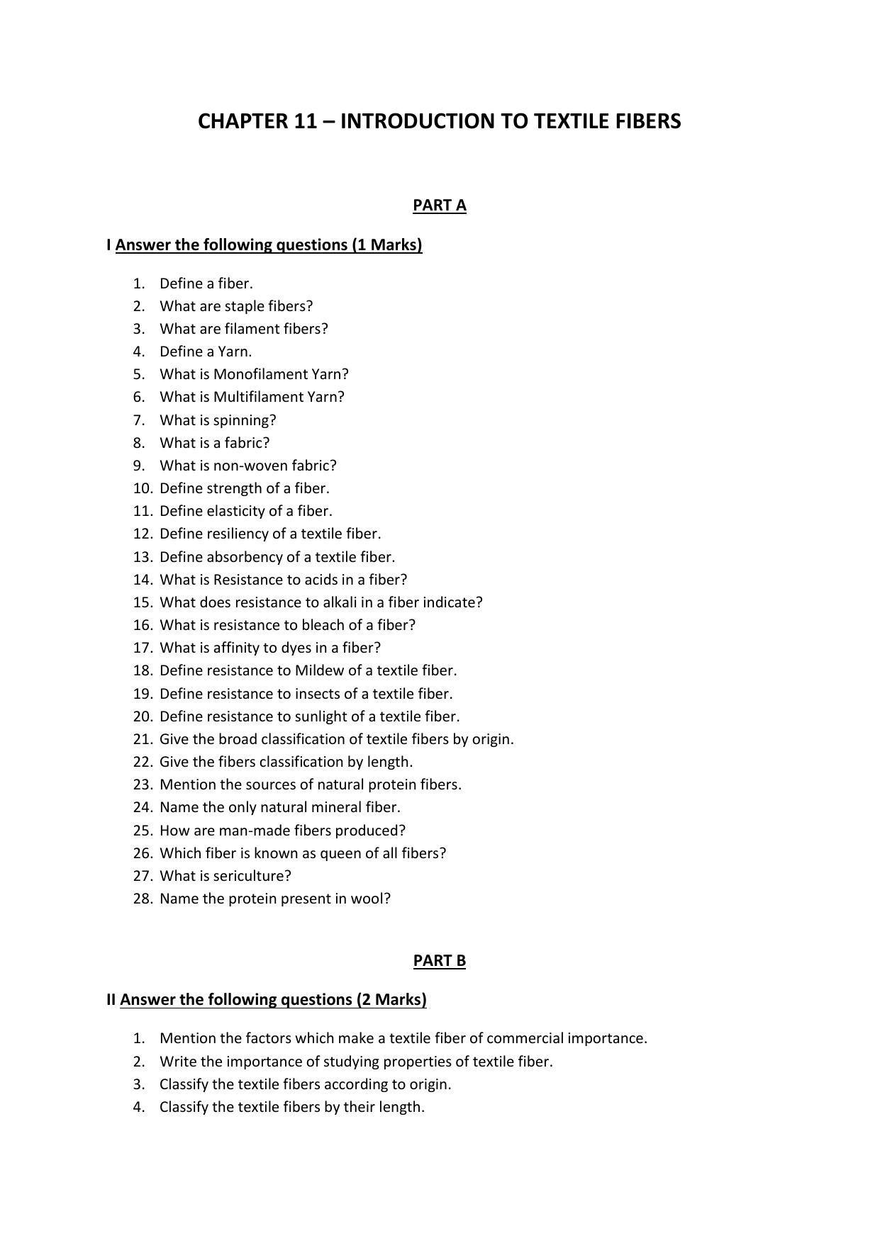 Karnataka 1st PUC Question Bank for Home Science - Page 29