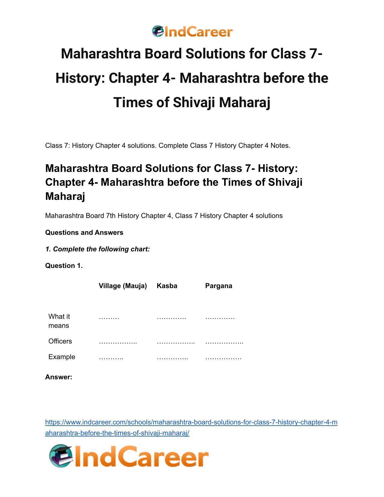Maharashtra Board Solutions for Class 7- History: Chapter 4- Maharashtra before the Times of Shivaji Maharaj - Page 2