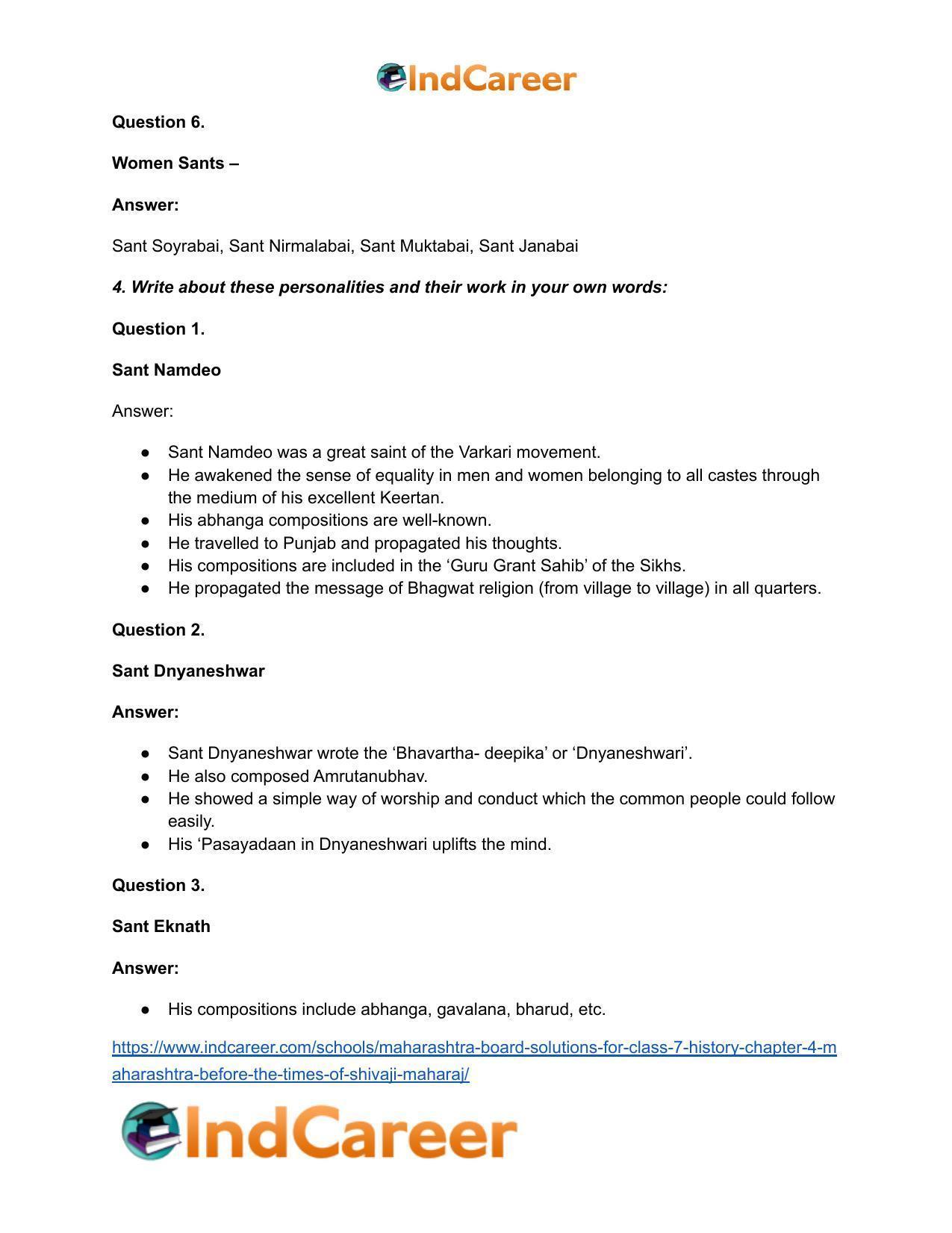 Maharashtra Board Solutions for Class 7- History: Chapter 4- Maharashtra before the Times of Shivaji Maharaj - Page 5