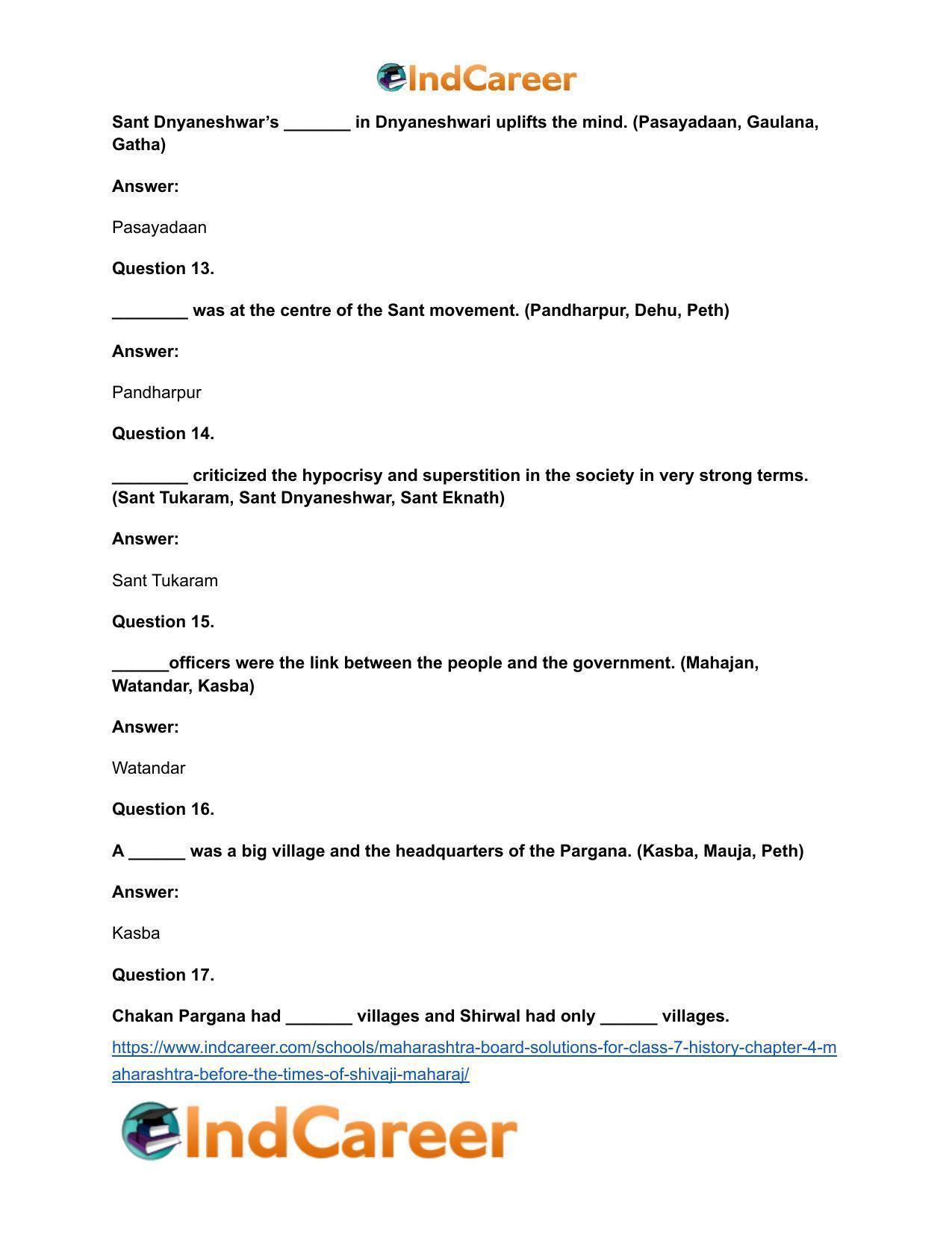 Maharashtra Board Solutions for Class 7- History: Chapter 4- Maharashtra before the Times of Shivaji Maharaj - Page 9