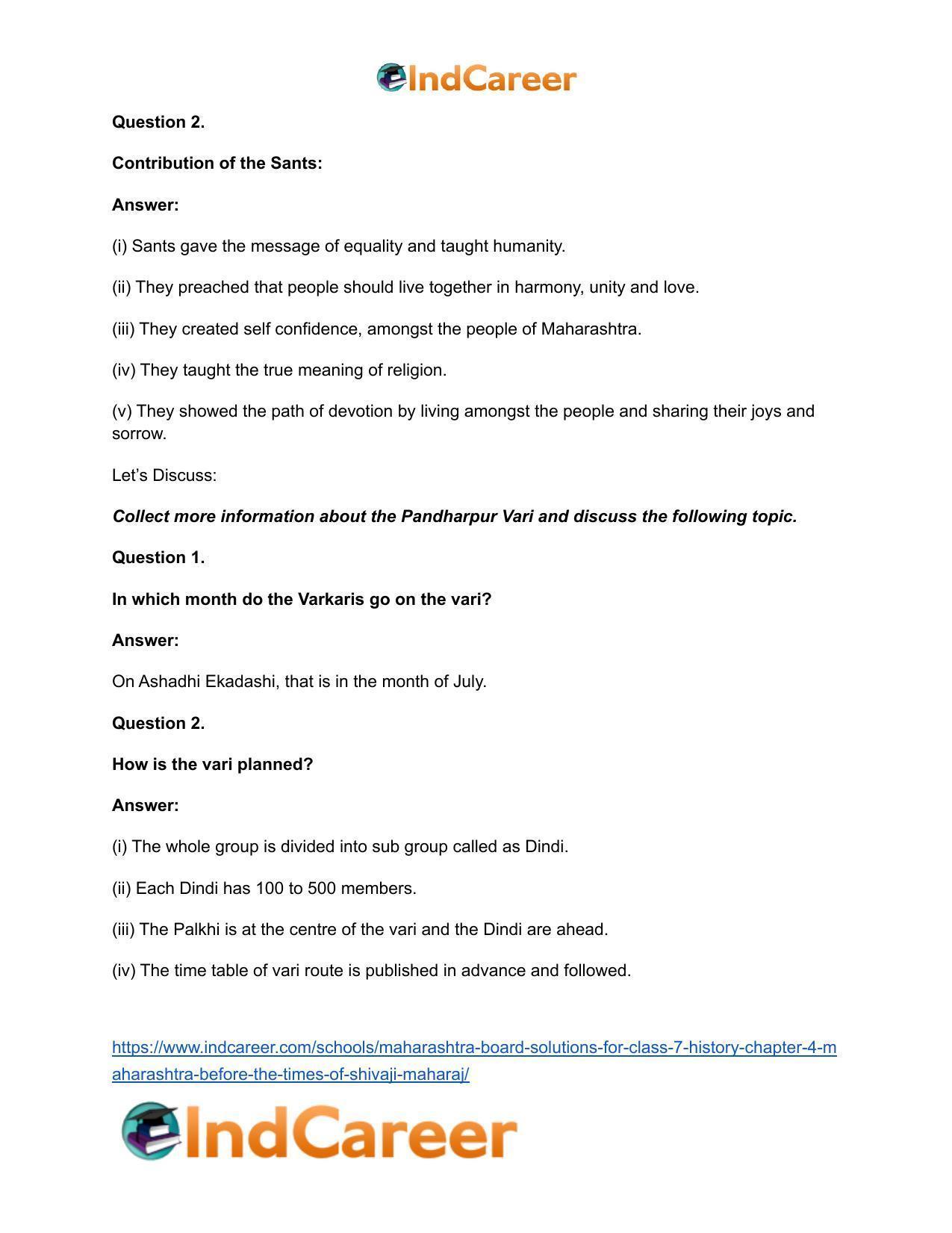 Maharashtra Board Solutions for Class 7- History: Chapter 4- Maharashtra before the Times of Shivaji Maharaj - Page 16