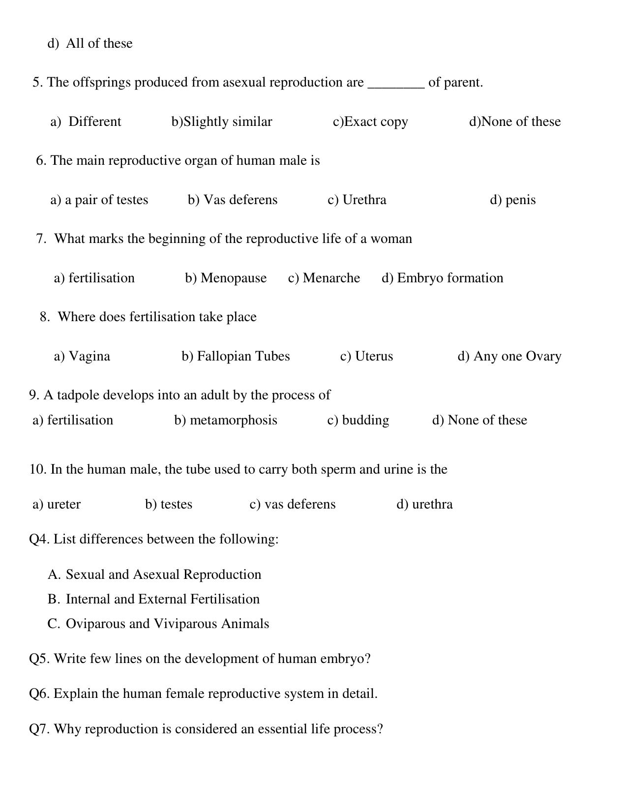 CBSE Worksheets for Class 8 Science Assignment 16 - Page 3