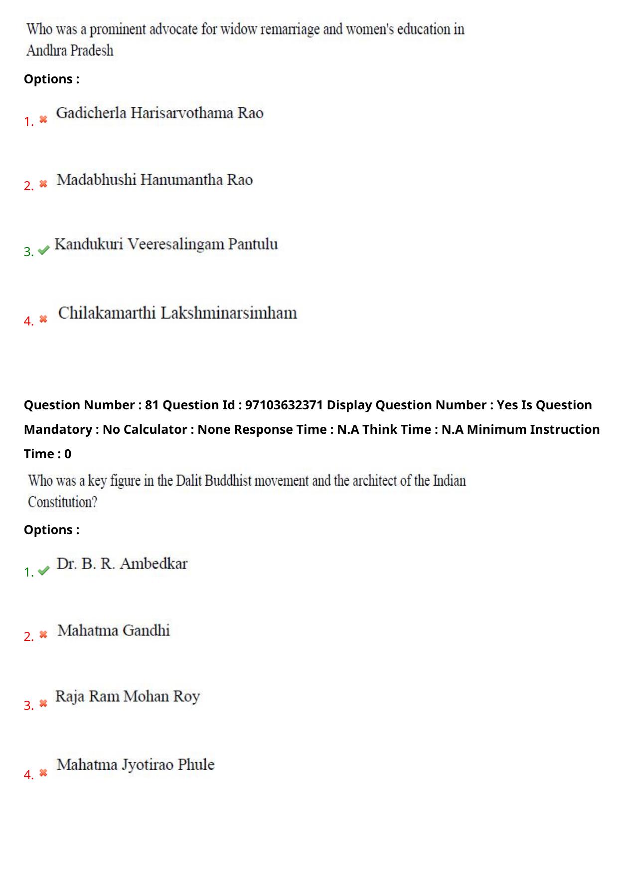AP RCET 2024 Mahatma Jyothirao Phule Studies Question Paper (03-05-2024 (Friday) Session-II) - Page 48