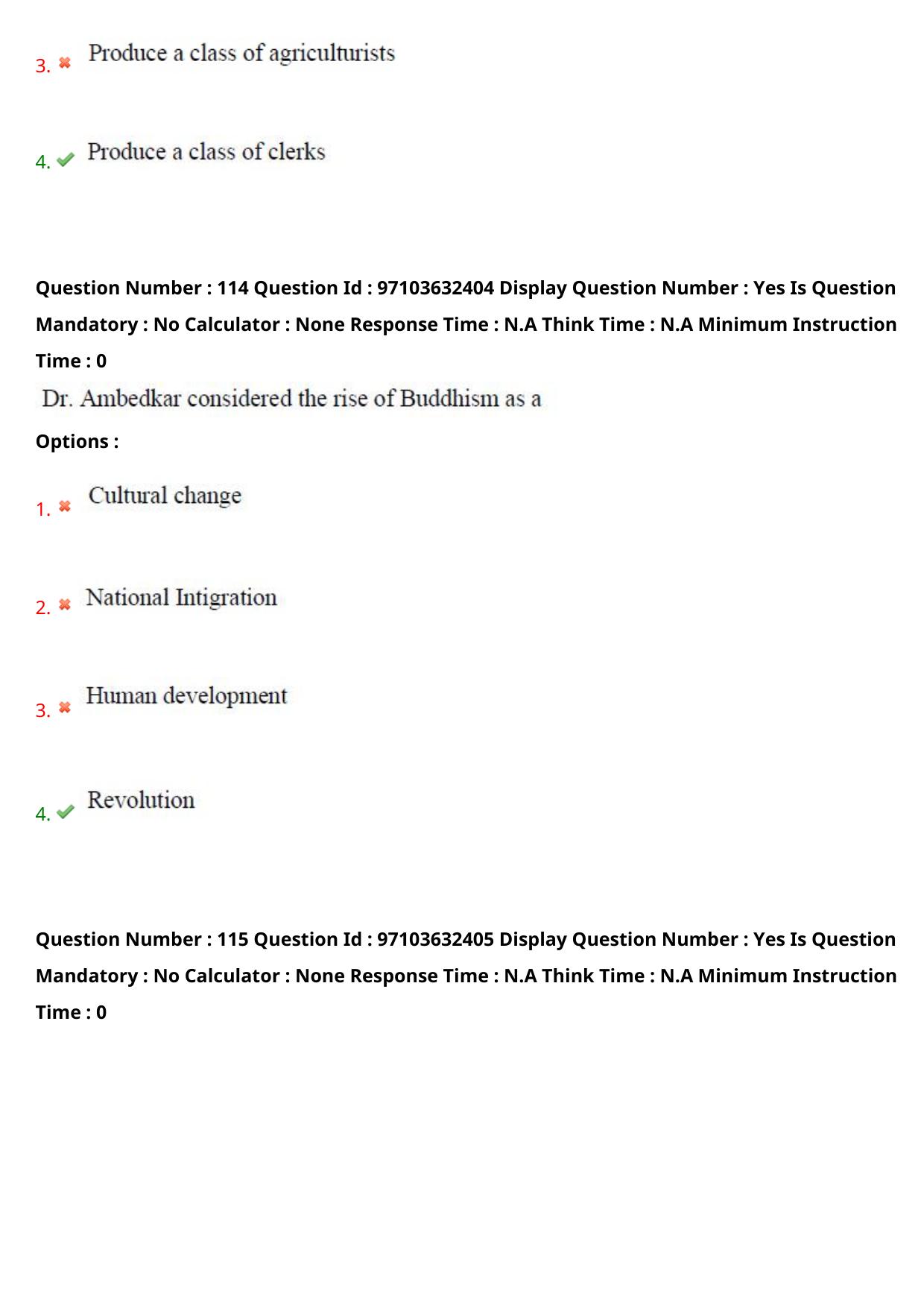 AP RCET 2024 Mahatma Jyothirao Phule Studies Question Paper (03-05-2024 (Friday) Session-II) - Page 66