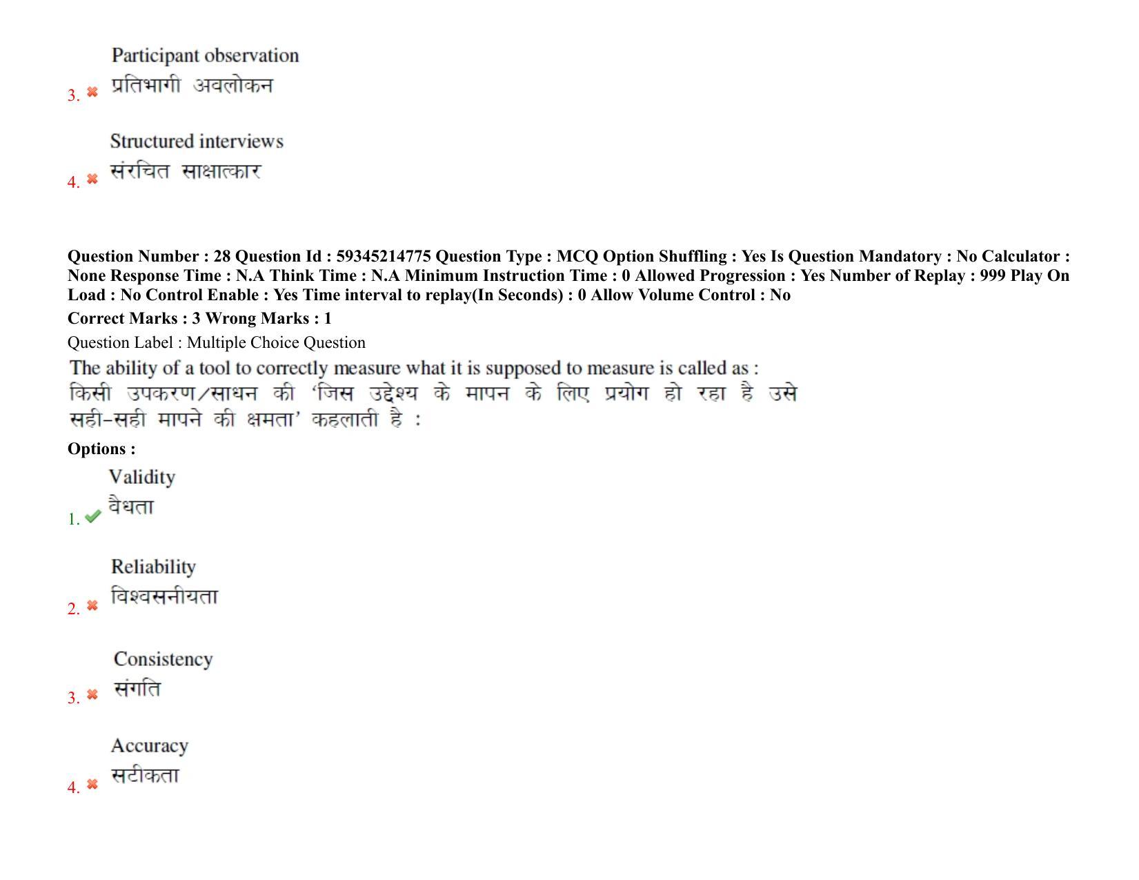 BHU RET Political Science 2021 Question Paper - Page 24