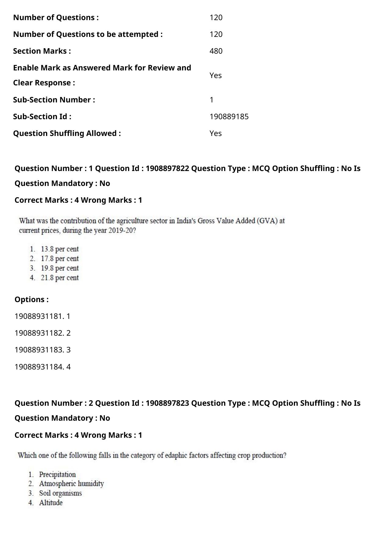 ICAR AIEEA PG 2021 SOCIAL SCIENCES Question Paper - Page 2
