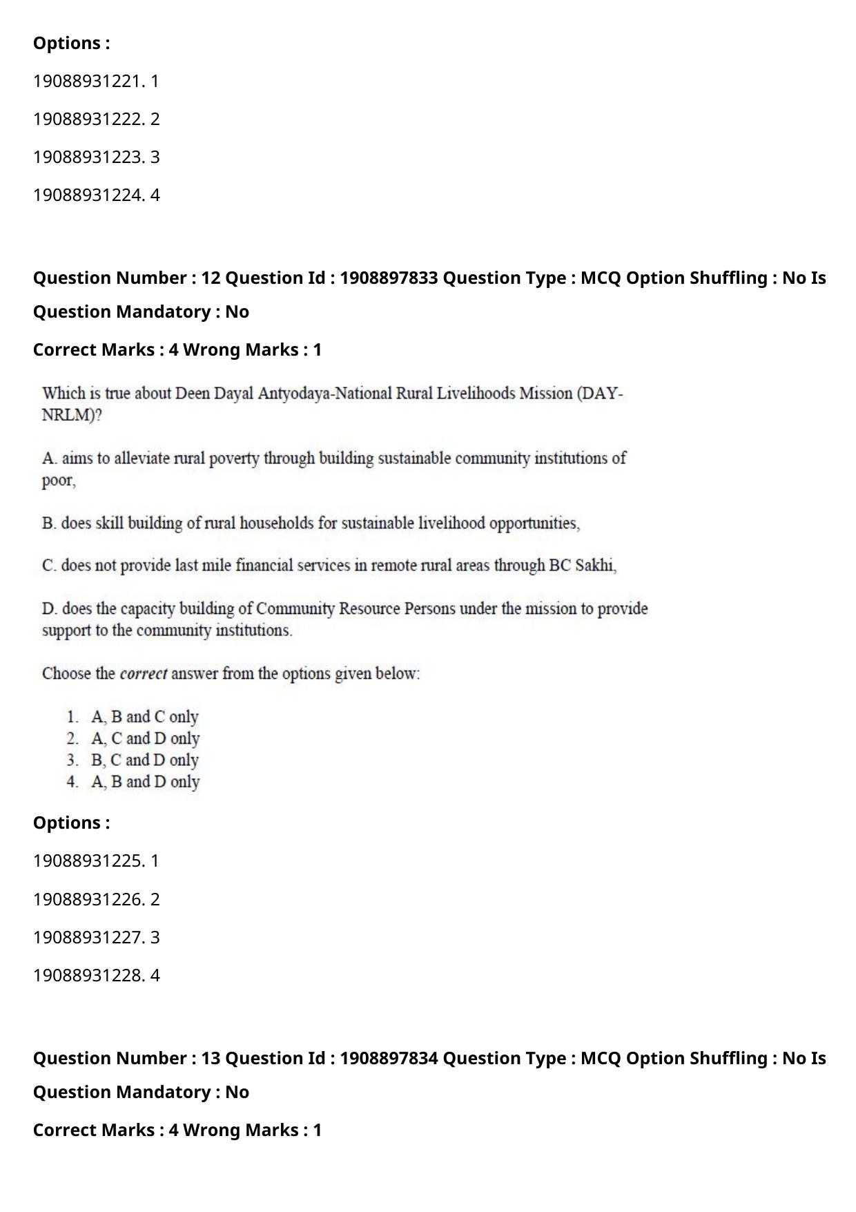 ICAR AIEEA PG 2021 SOCIAL SCIENCES Question Paper - Page 8