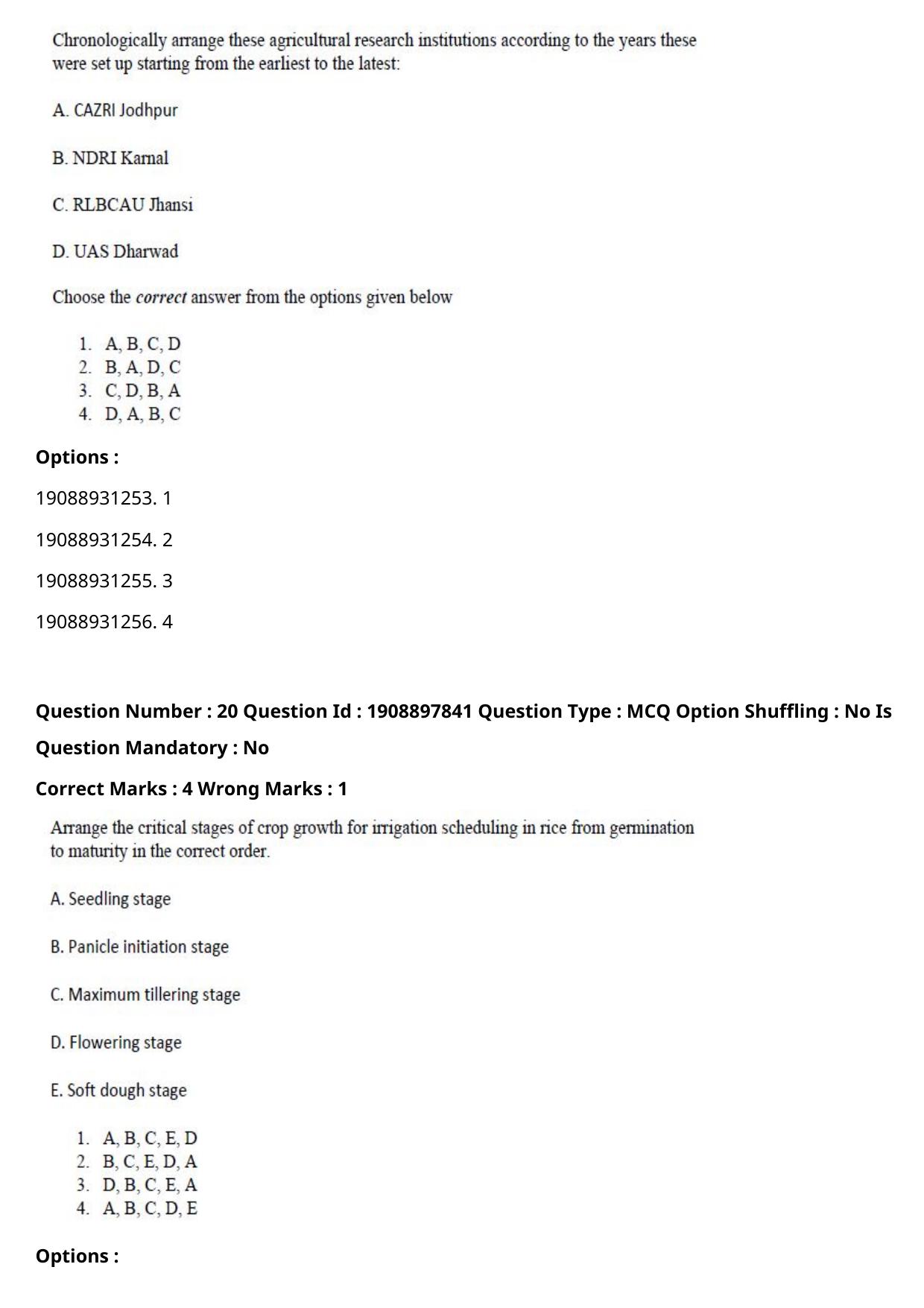 ICAR AIEEA PG 2021 SOCIAL SCIENCES Question Paper - Page 13