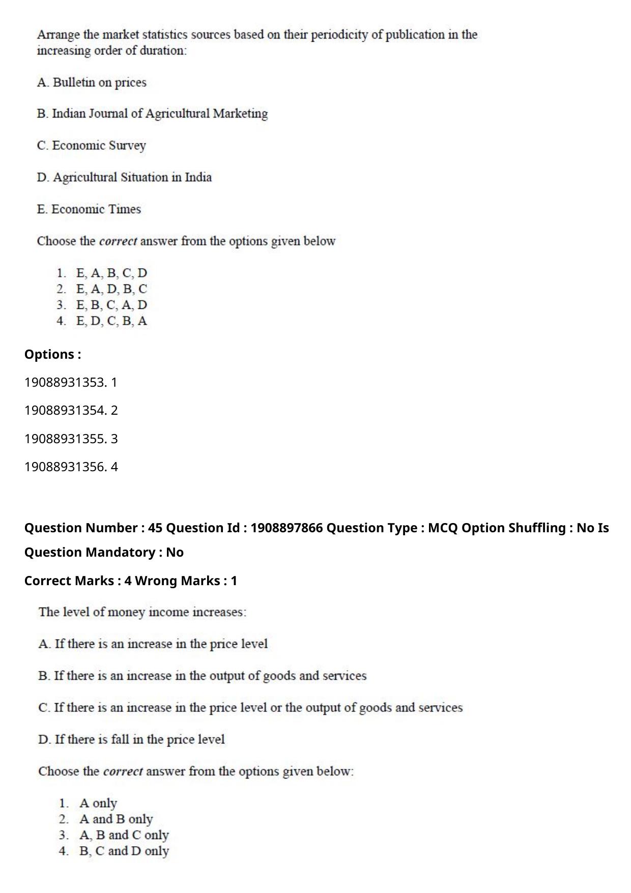 ICAR AIEEA PG 2021 SOCIAL SCIENCES Question Paper - Page 28