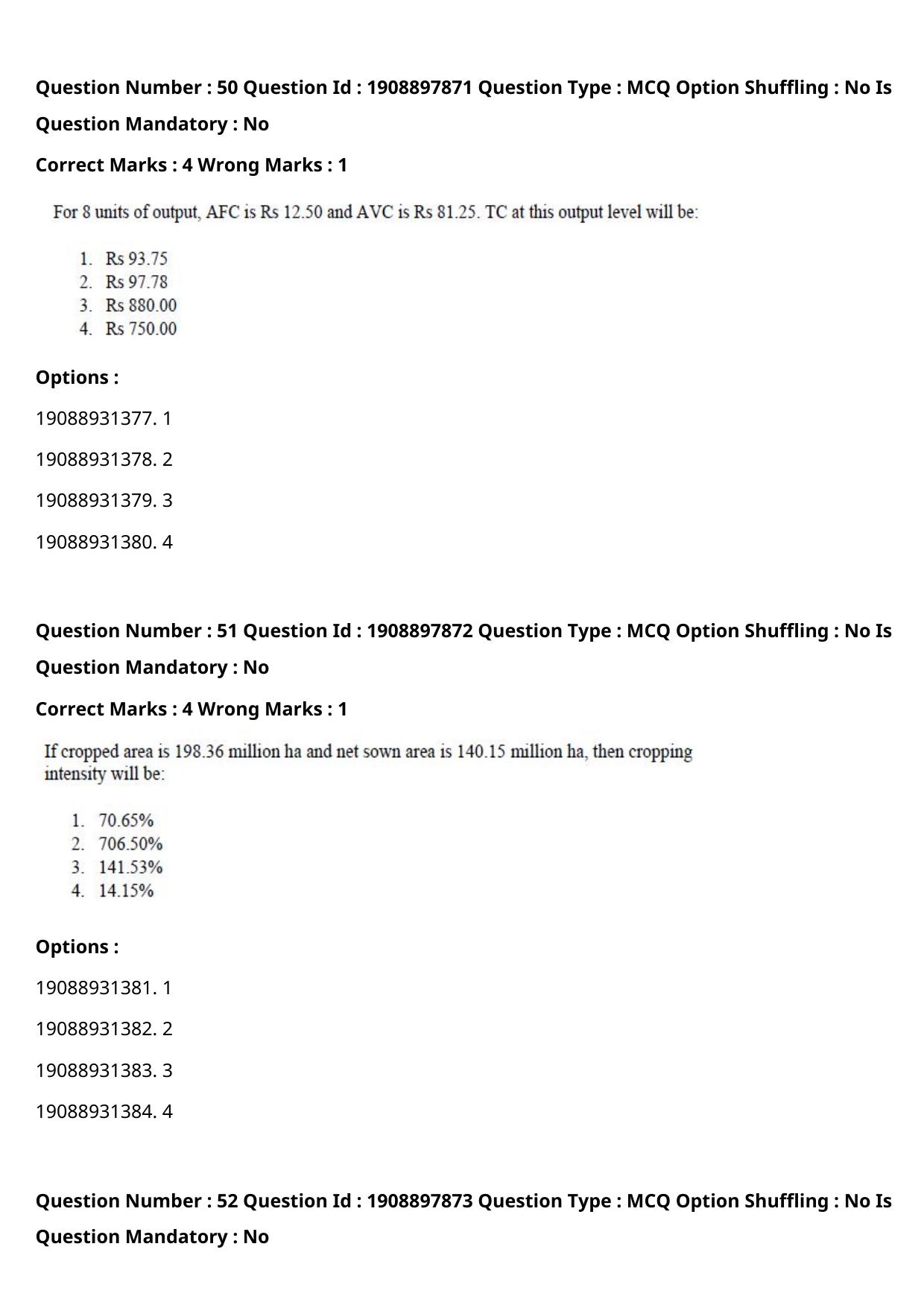 ICAR AIEEA PG 2021 SOCIAL SCIENCES Question Paper - Page 32