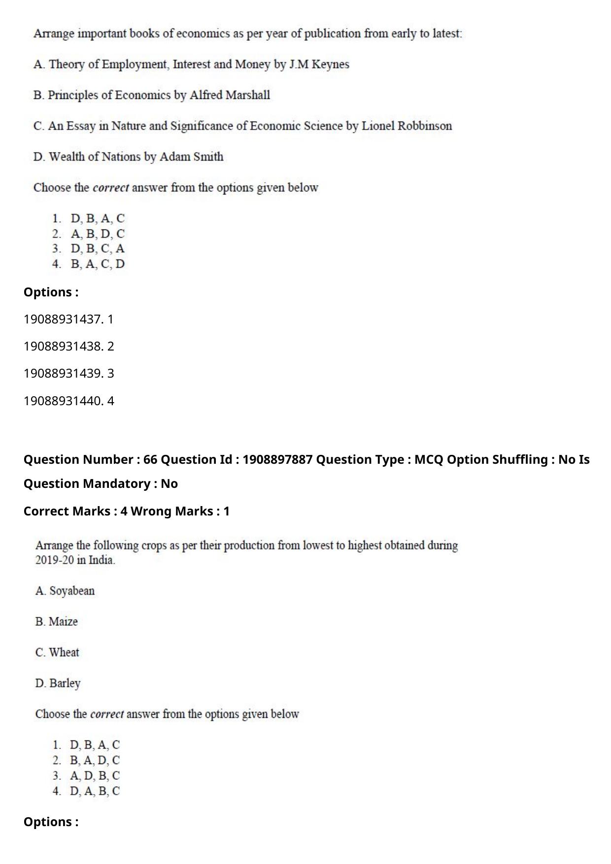 ICAR AIEEA PG 2021 SOCIAL SCIENCES Question Paper - Page 41