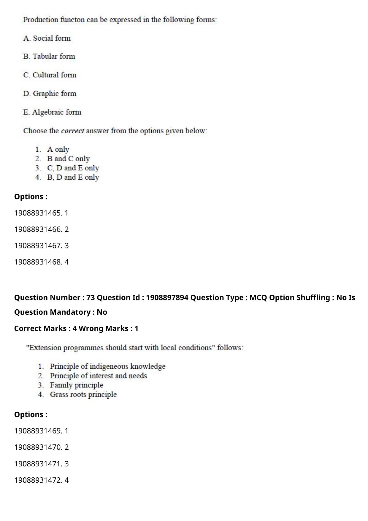 ICAR AIEEA PG 2021 SOCIAL SCIENCES Question Paper - Page 47