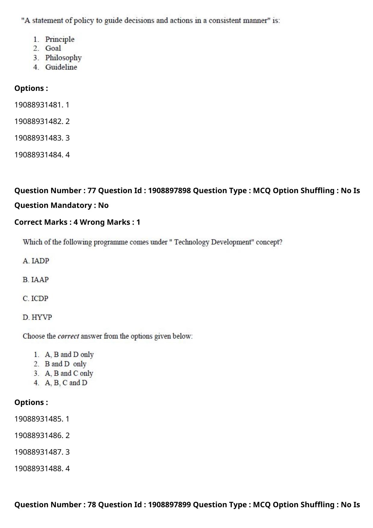 ICAR AIEEA PG 2021 SOCIAL SCIENCES Question Paper - Page 49