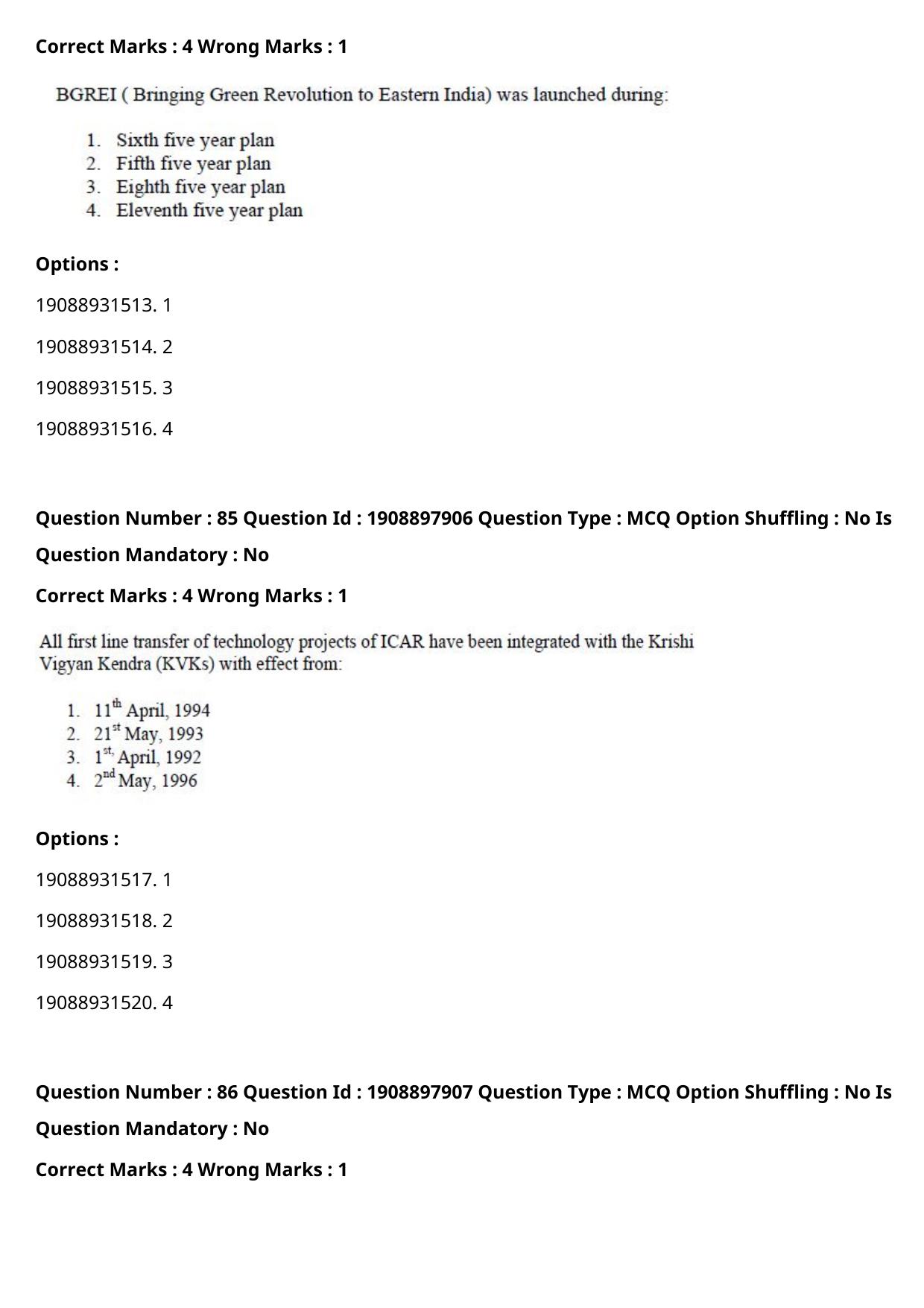ICAR AIEEA PG 2021 SOCIAL SCIENCES Question Paper - Page 53