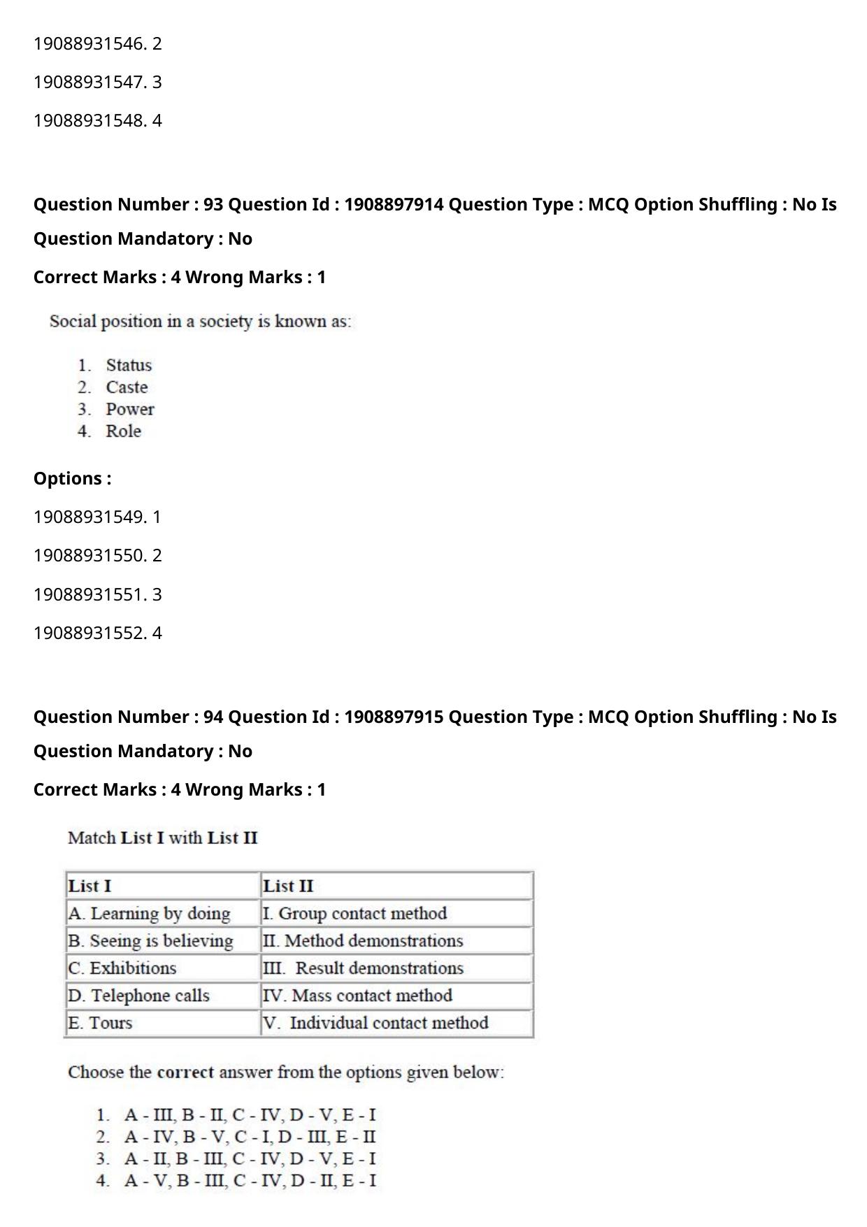 ICAR AIEEA PG 2021 SOCIAL SCIENCES Question Paper - Page 58