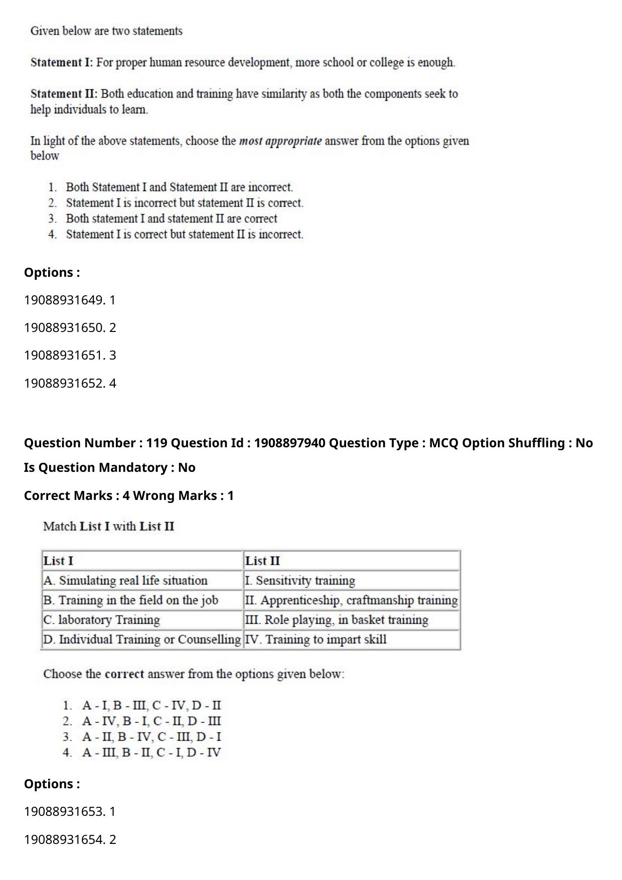 ICAR AIEEA PG 2021 SOCIAL SCIENCES Question Paper - Page 73
