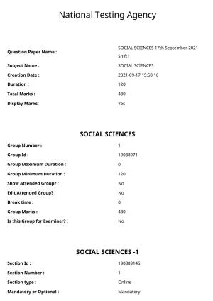 ICAR AIEEA PG 2021 SOCIAL SCIENCES Question Paper