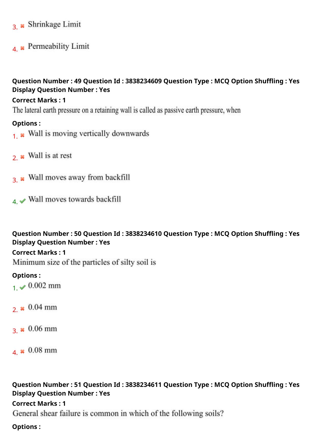 TS PGECET 2024: Civil Engineering Question Papers with Answer - Page 21