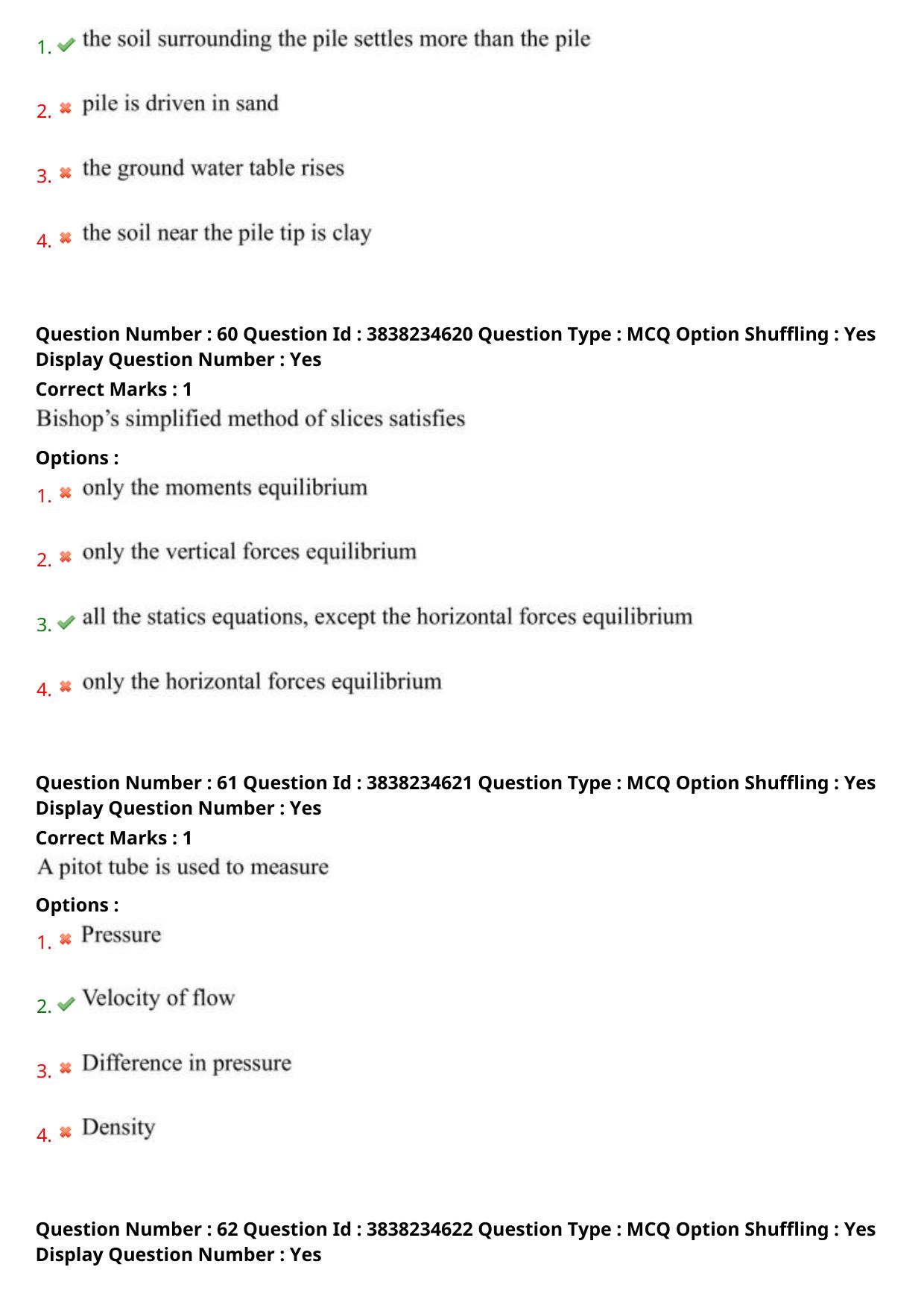 TS PGECET 2024: Civil Engineering Question Papers with Answer - Page 25