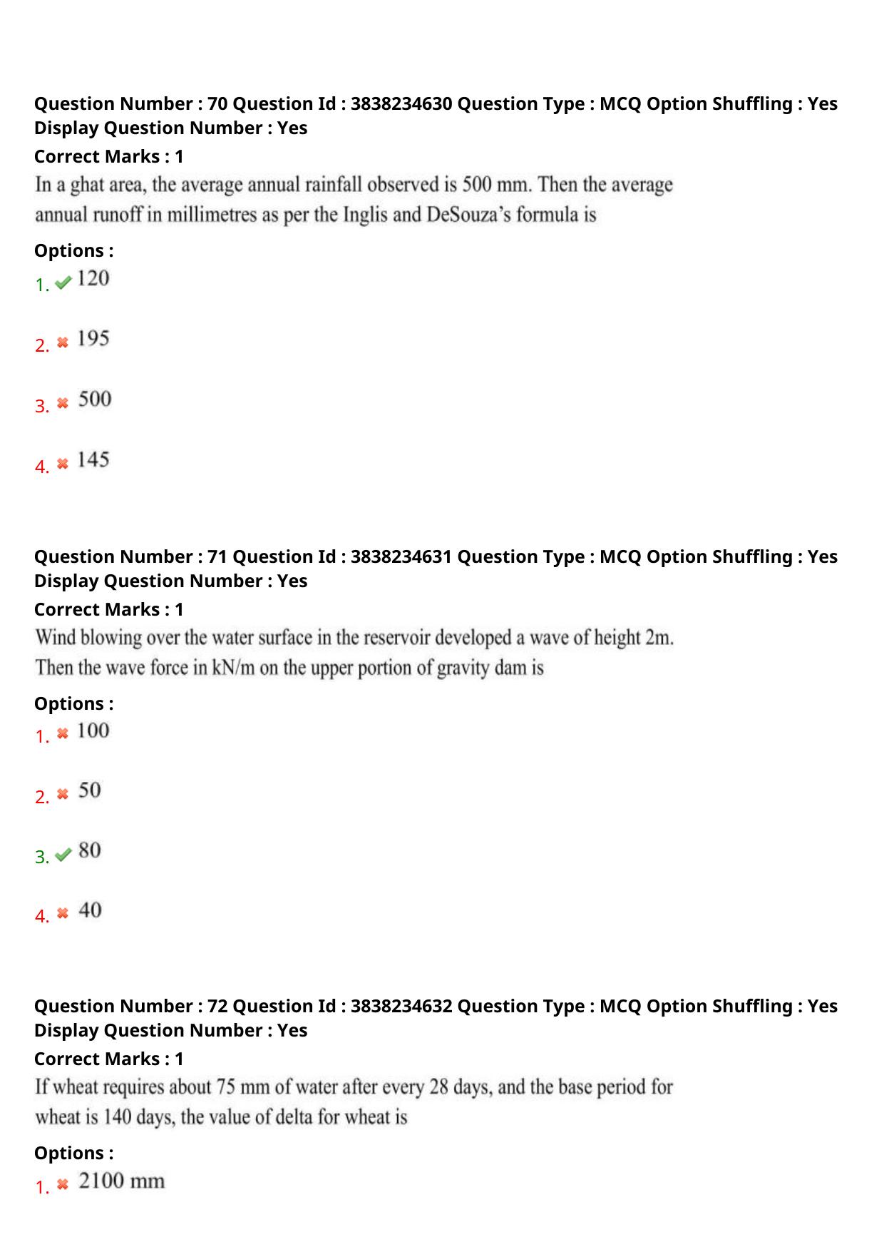 TS PGECET 2024: Civil Engineering Question Papers with Answer - Page 29