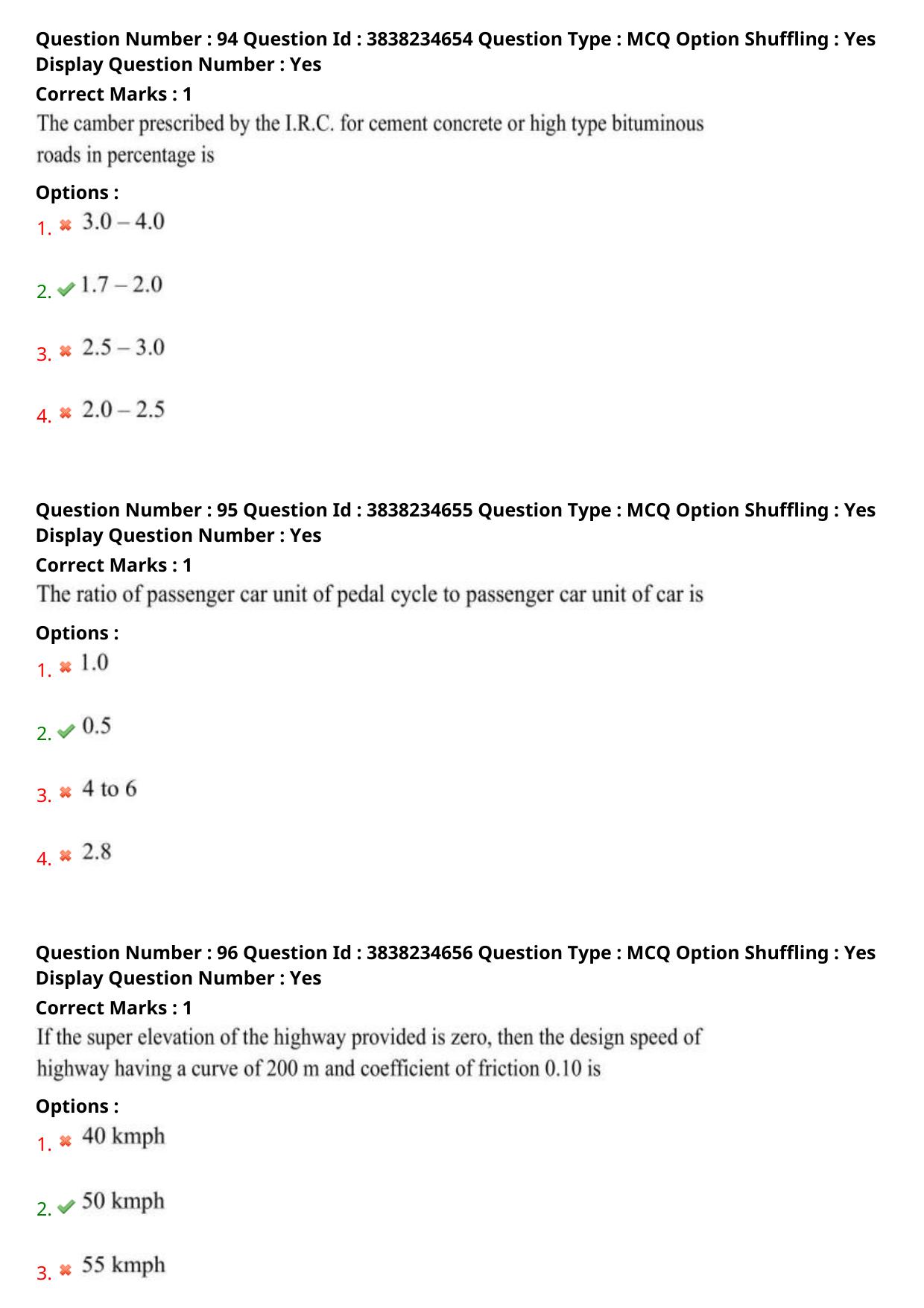 TS PGECET 2024: Civil Engineering Question Papers with Answer - Page 38
