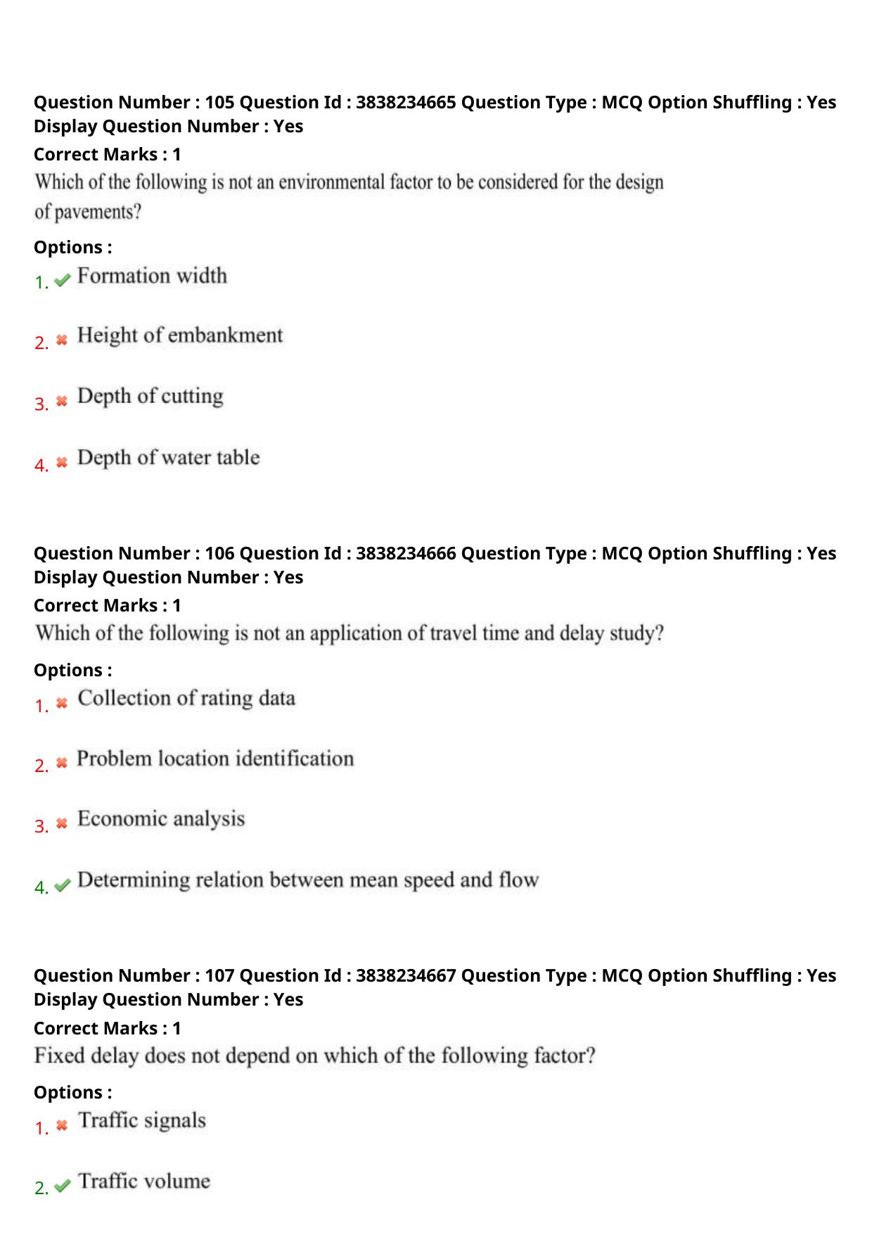 TS PGECET 2024: Civil Engineering Question Papers with Answer - Page 42