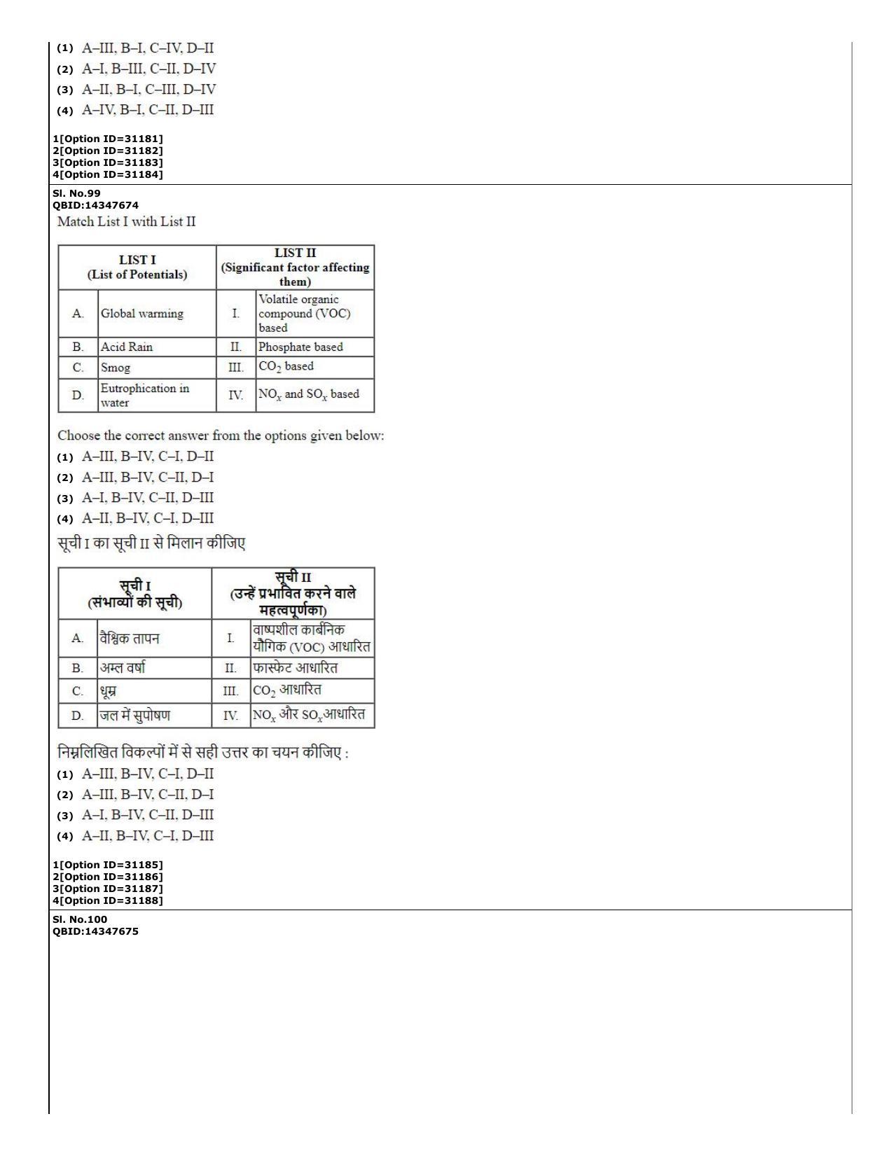 CUET (PG) 2022: PGQP-45 Energy Technology (10-09-2022) Question Paper - Page 43