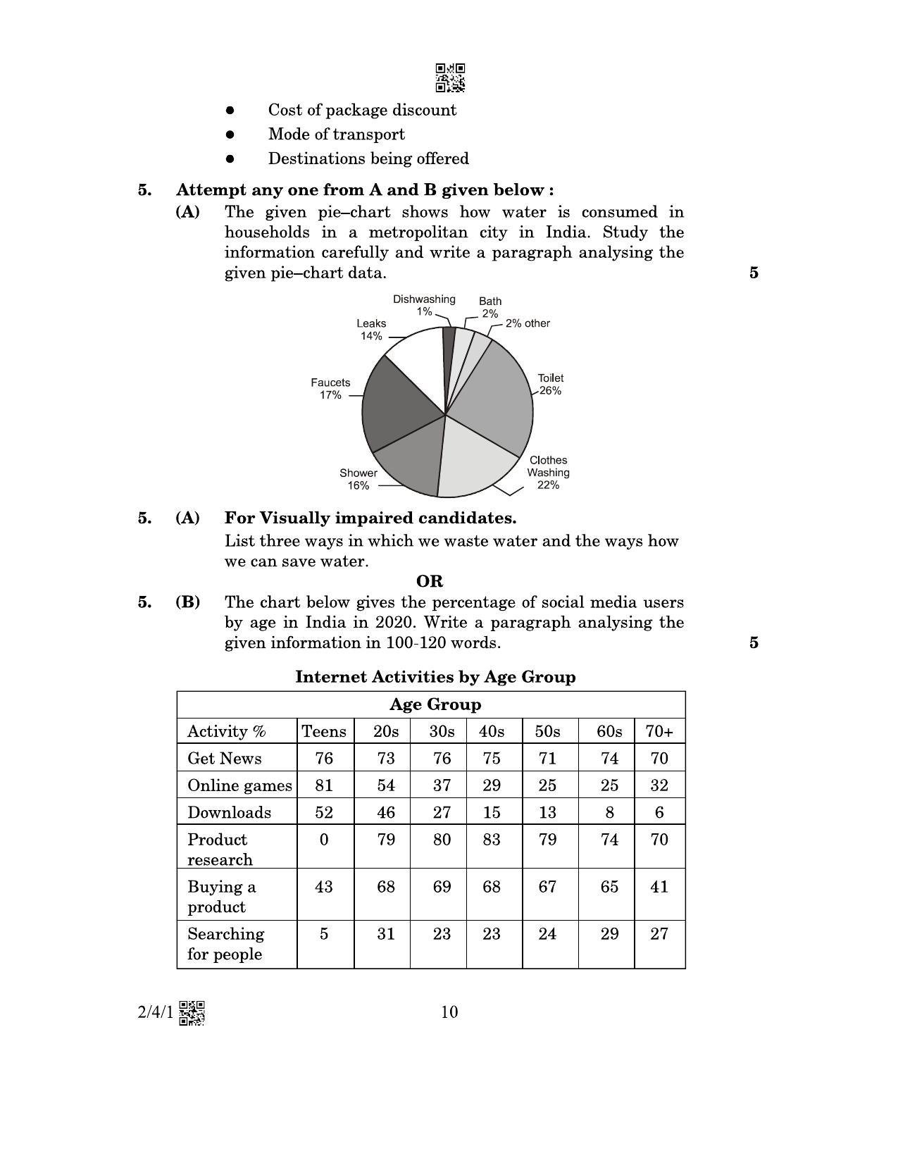 CBSE Class 10 2-4-1_English Language And Literature 2023 Question Paper - Page 10