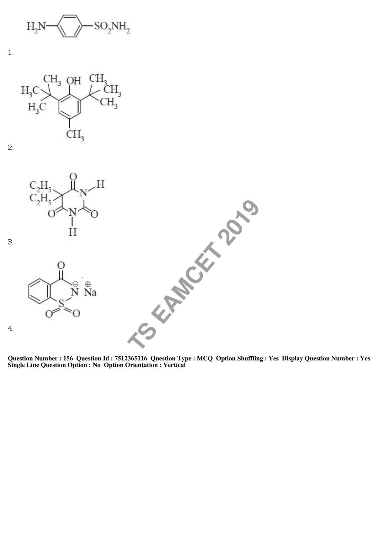 TS EAMCET 2019 Engineering Question Paper with Key (6 May 2019 Forenoon) - Page 110