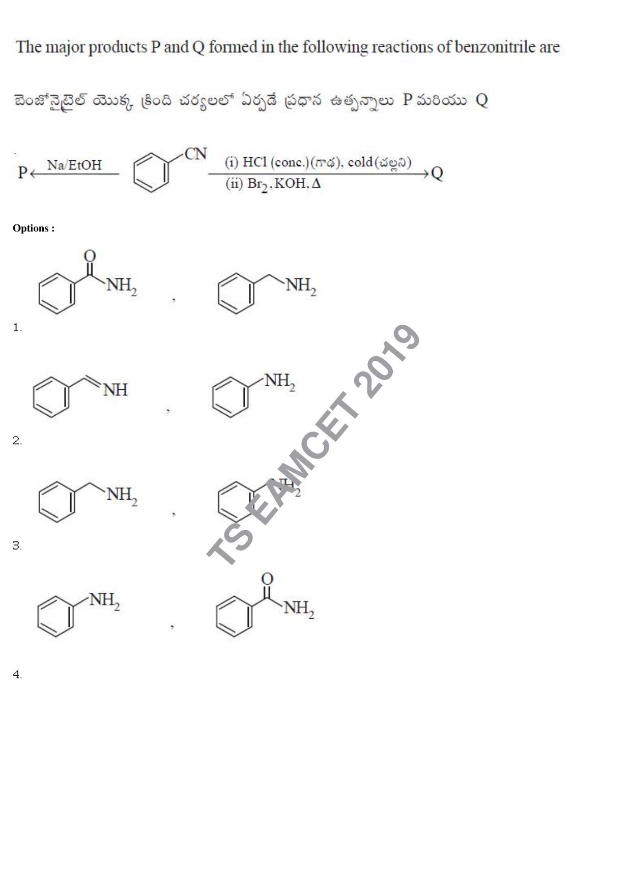TS EAMCET 2019 Engineering Question Paper with Key (6 May 2019 Forenoon) - Page 115