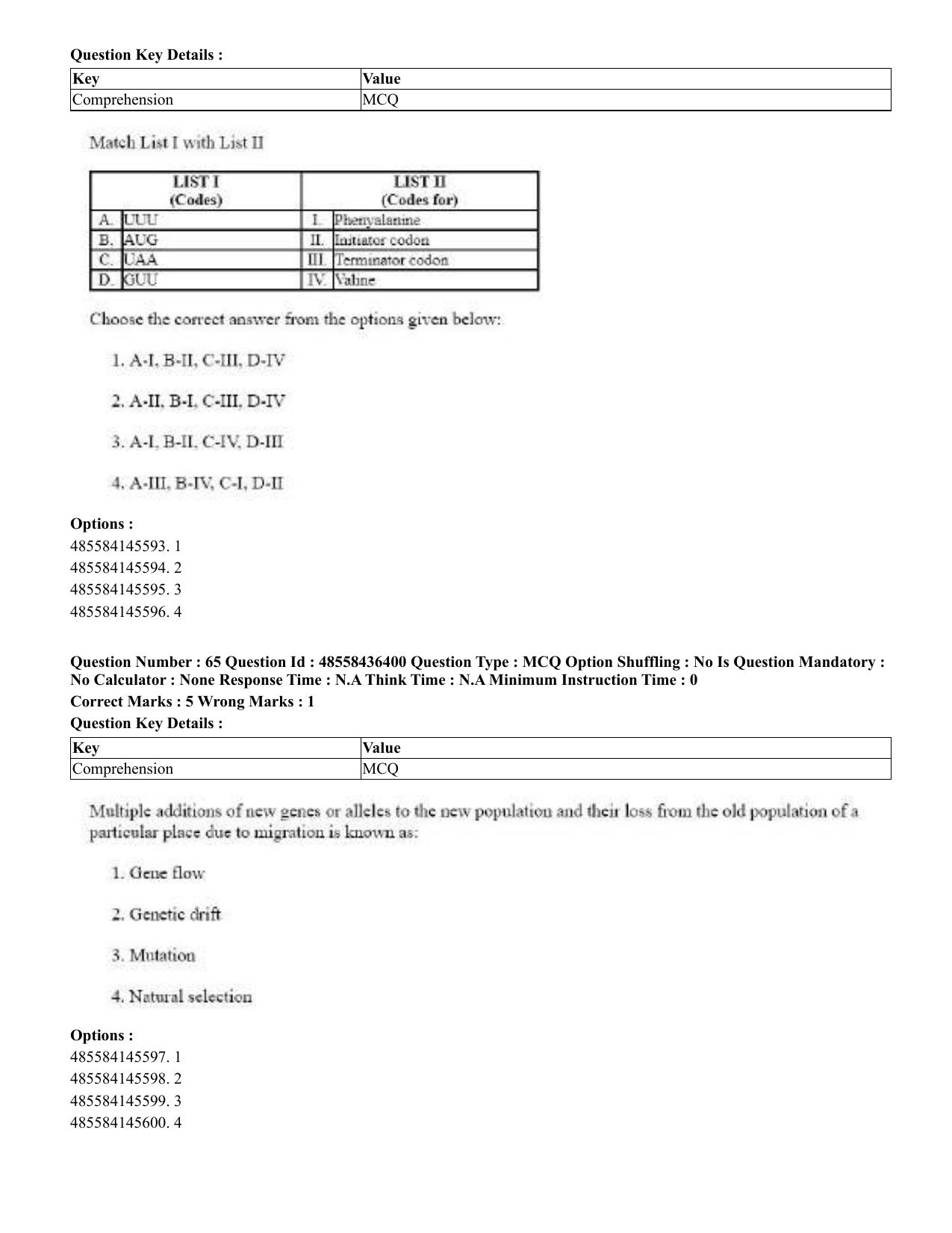 CUET 2023 English Tibetan Shift 3 Question Papers  - Page 87