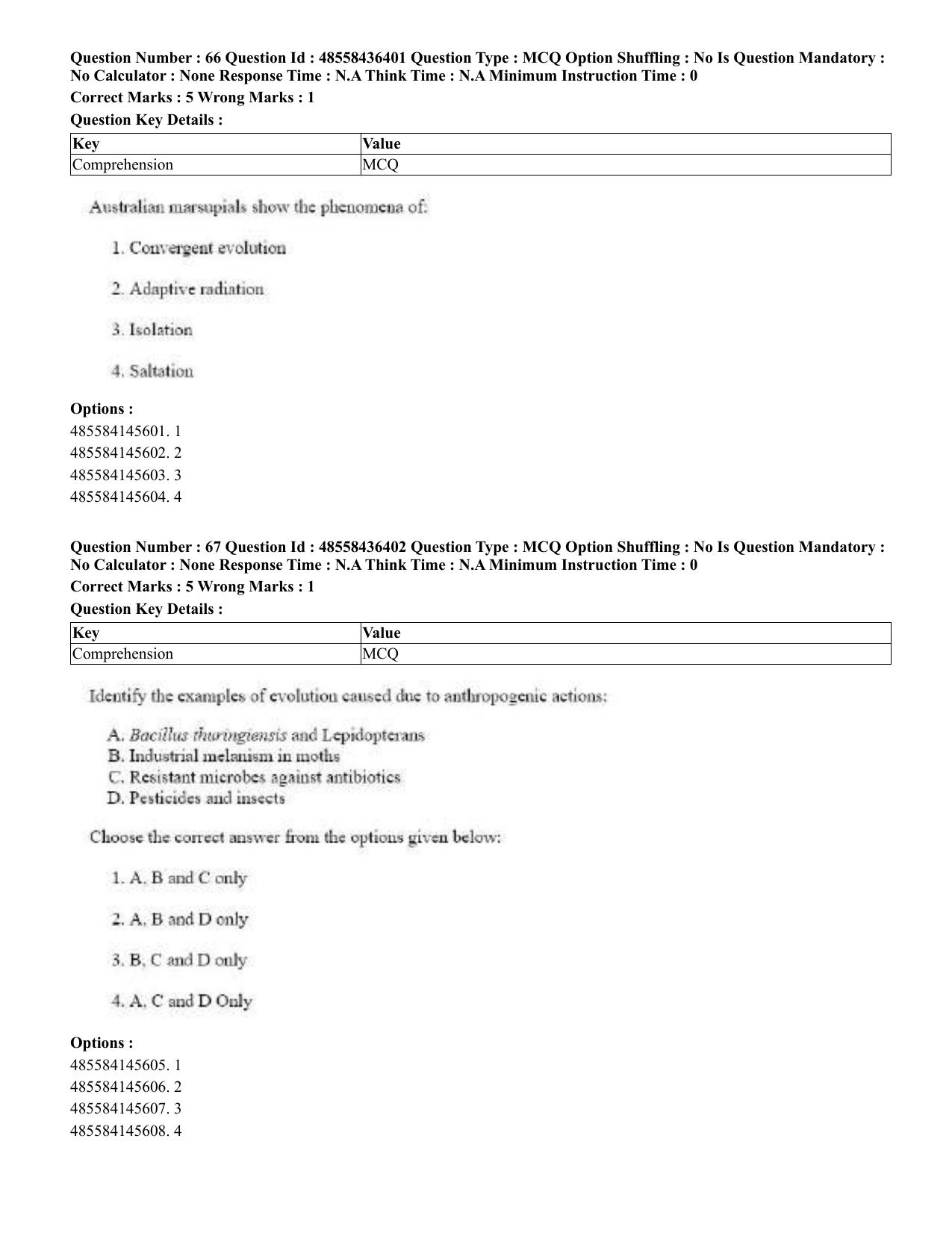 CUET 2023 English Tibetan Shift 3 Question Papers  - Page 88