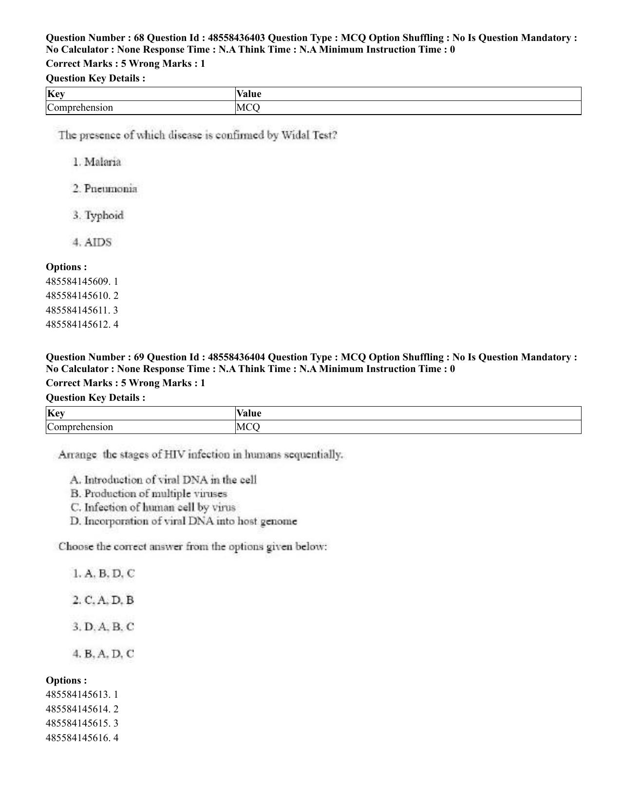 CUET 2023 English Tibetan Shift 3 Question Papers  - Page 89