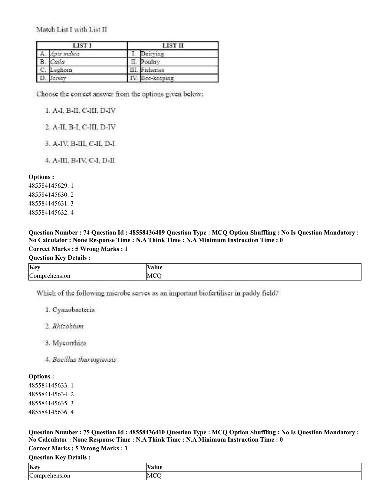 CUET 2023 English Tibetan Shift 3 Question Papers  - Page 92