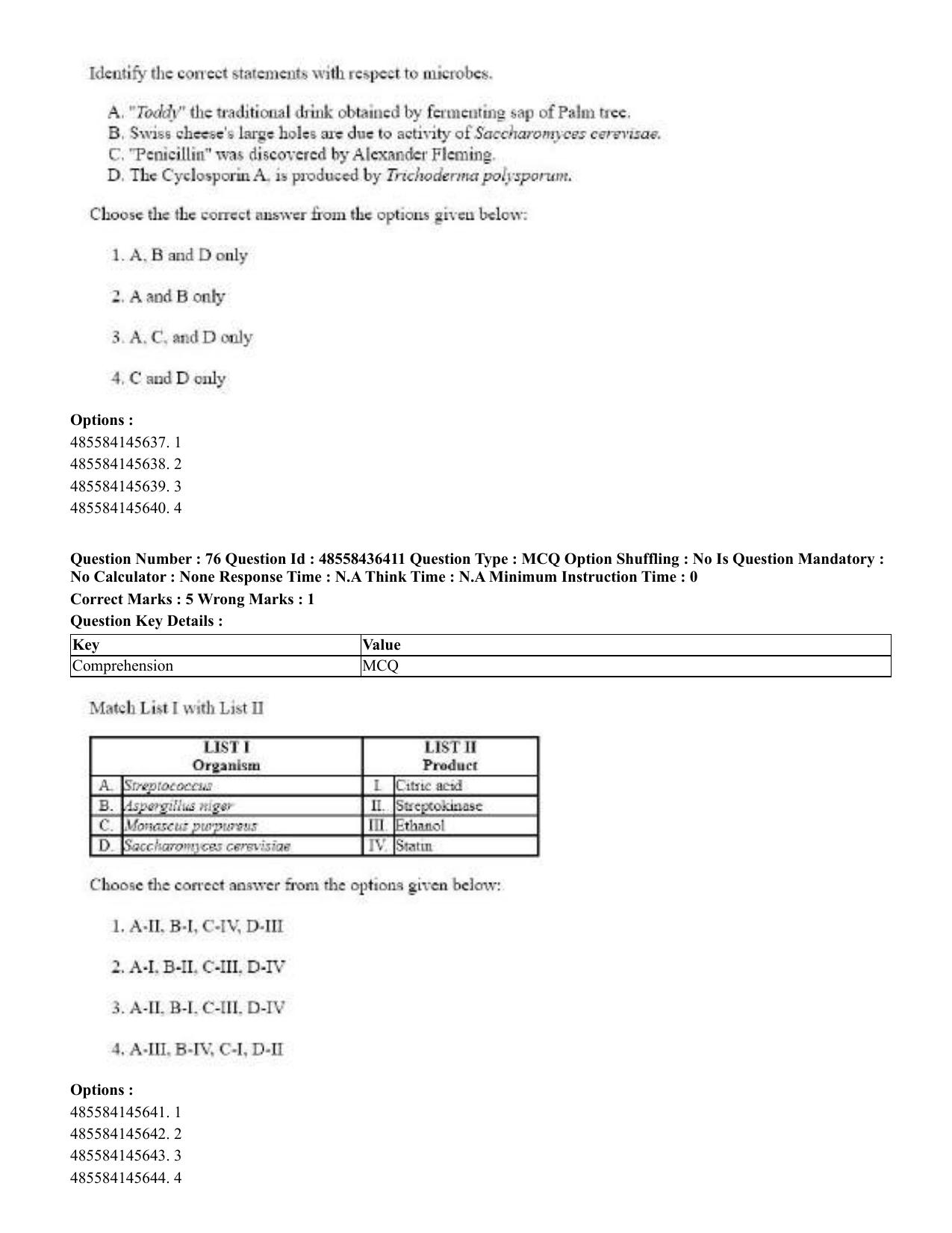 CUET 2023 English Tibetan Shift 3 Question Papers  - Page 93