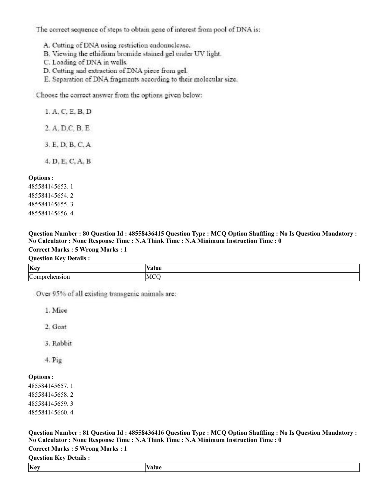 CUET 2023 English Tibetan Shift 3 Question Papers  - Page 95