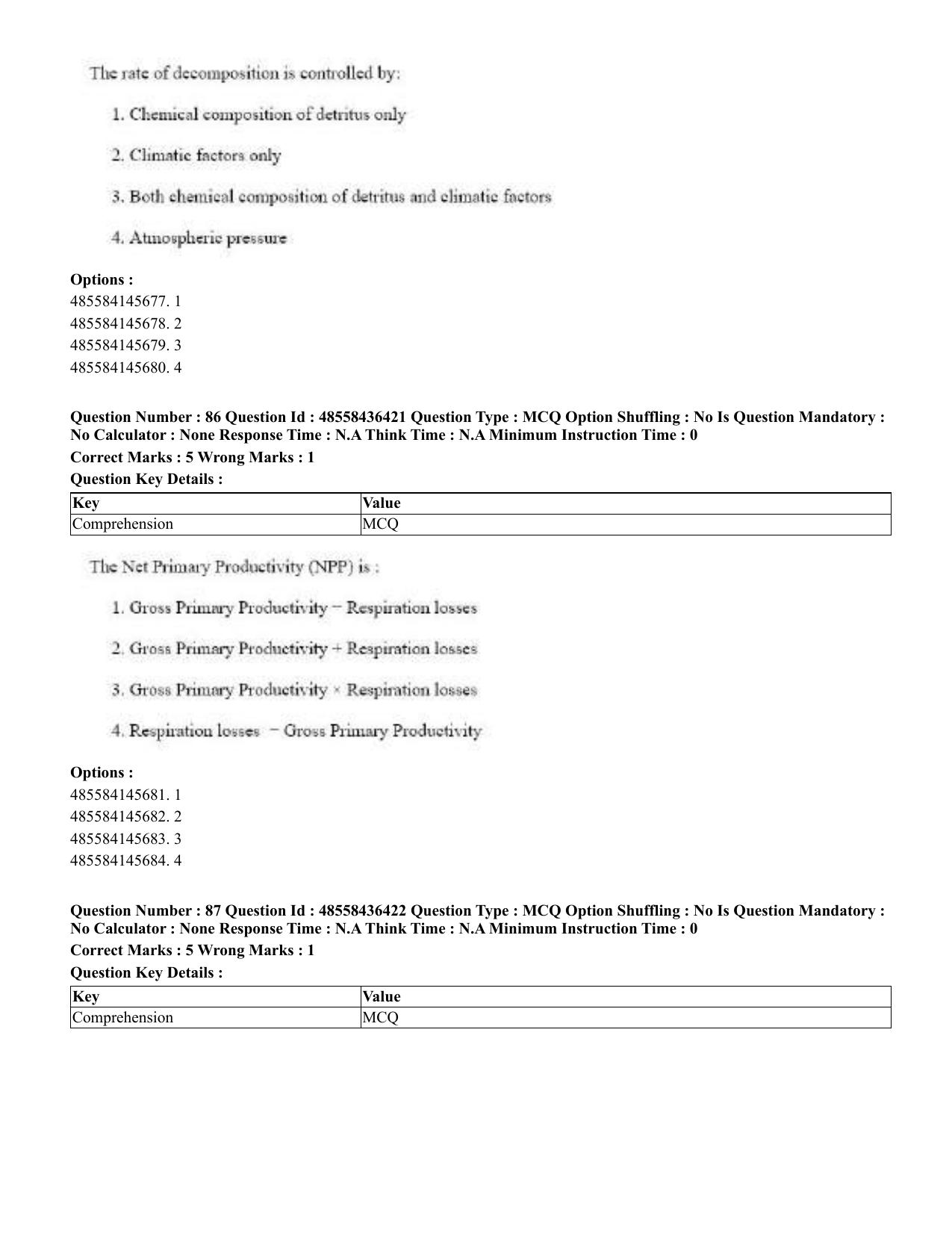 CUET 2023 English Tibetan Shift 3 Question Papers  - Page 98