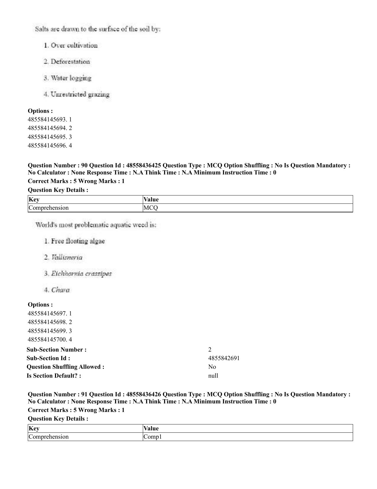 CUET 2023 English Tibetan Shift 3 Question Papers  - Page 100