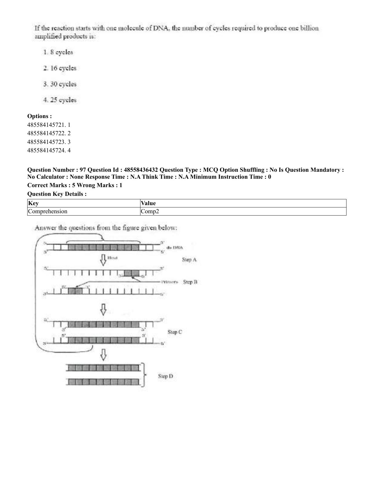 CUET 2023 English Tibetan Shift 3 Question Papers  - Page 105
